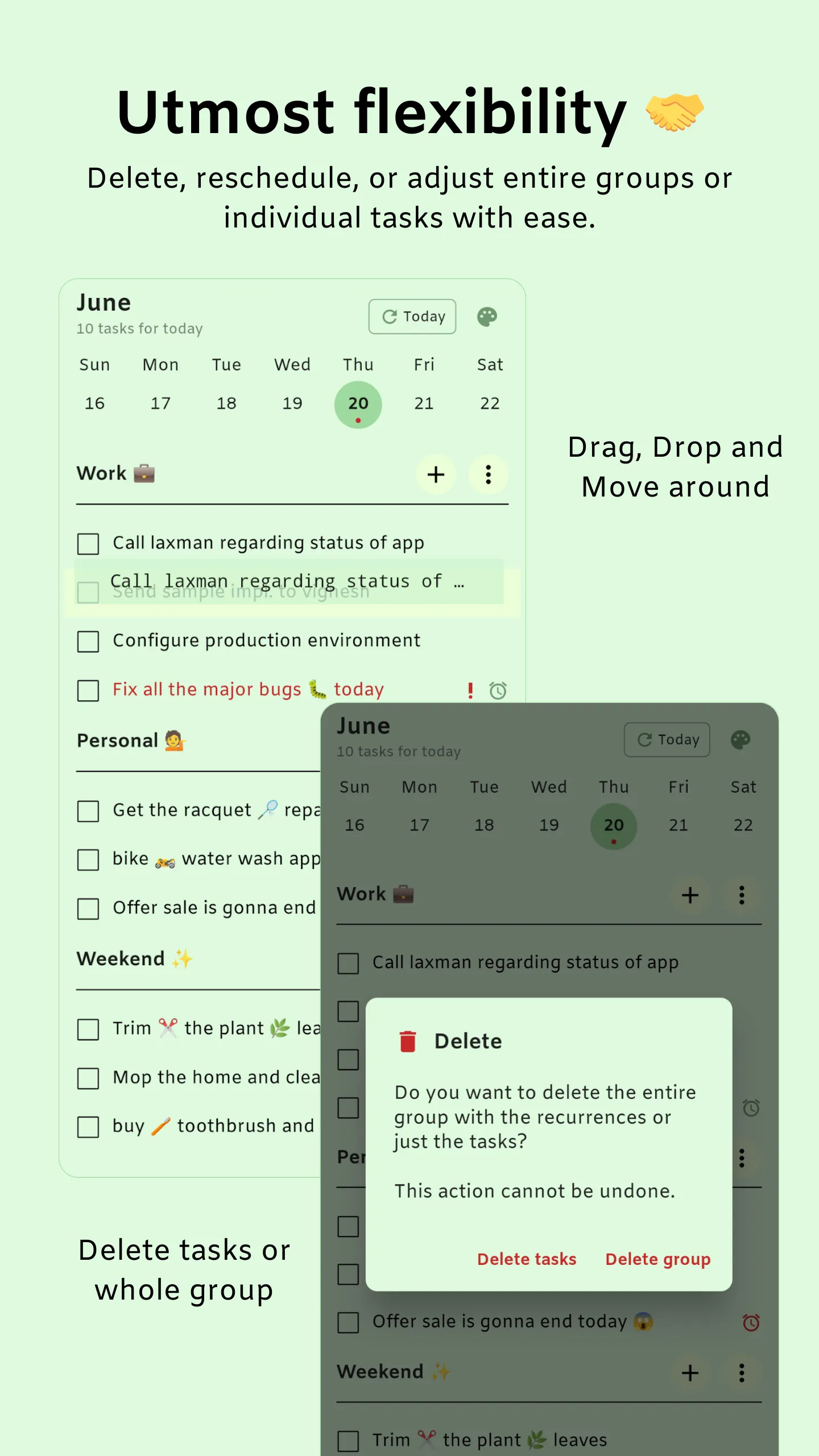 Done - minimal weekly planner | Indus Appstore | Screenshot
