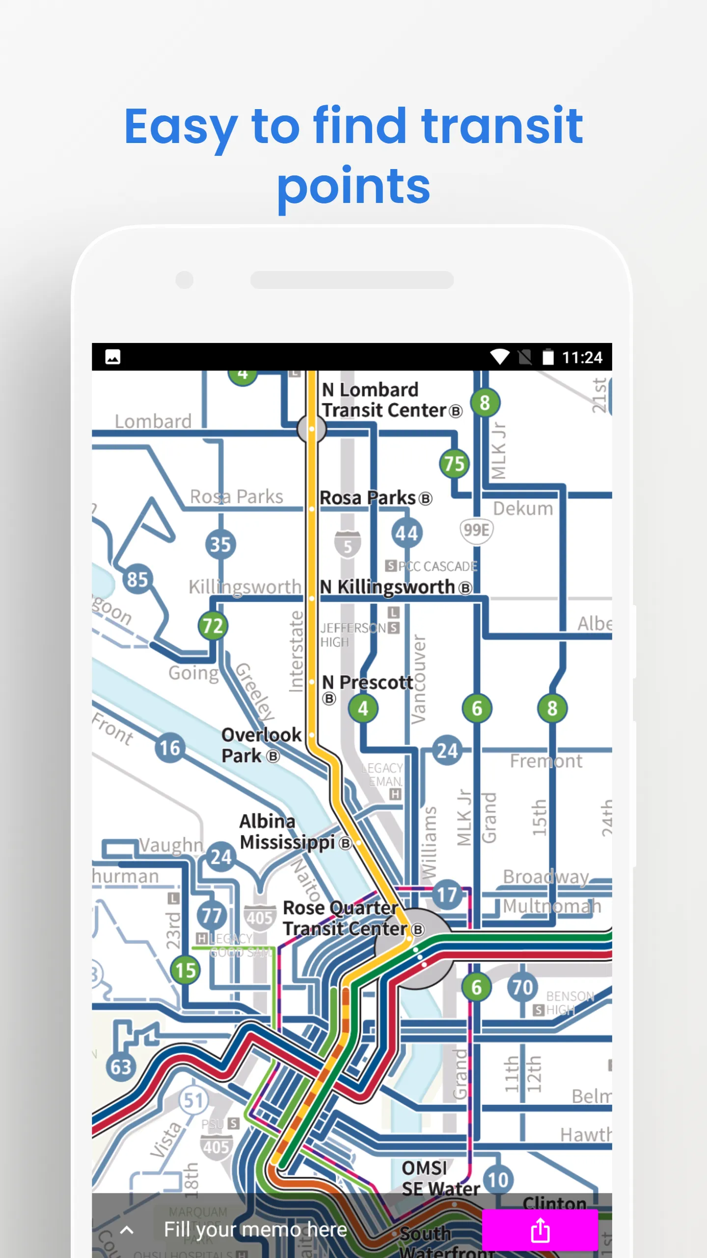 Portland Bus Rail Travel Guide | Indus Appstore | Screenshot