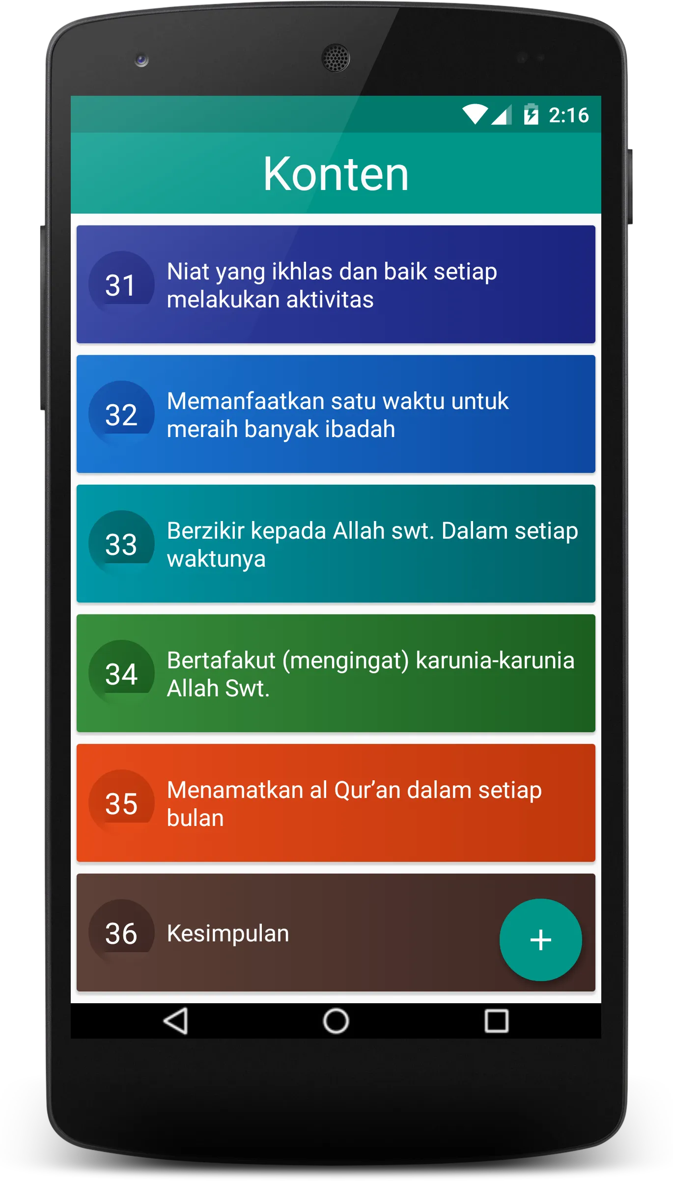 1000 Sunnah Diperlukan dalam K | Indus Appstore | Screenshot