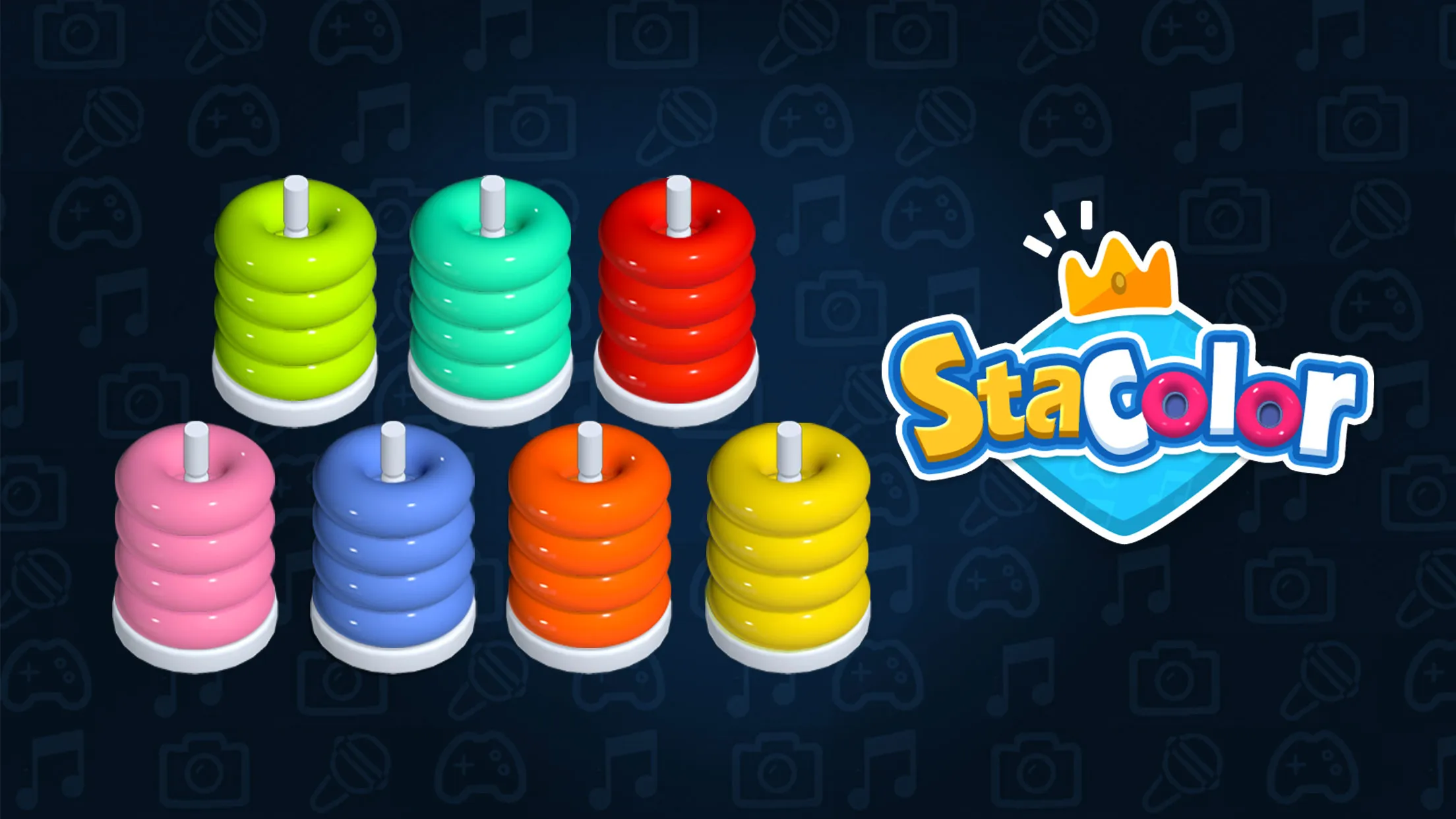 Stacolor: Hoop Stack Ring Game | Indus Appstore | Screenshot