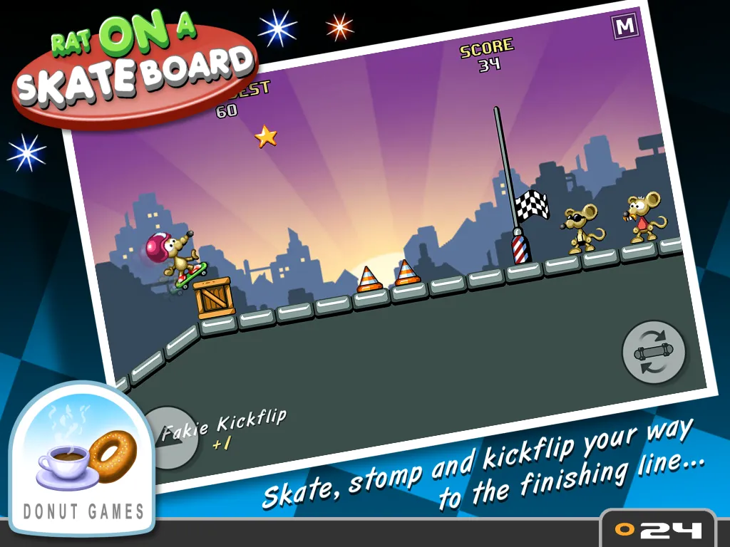 Rat On A Skateboard | Indus Appstore | Screenshot