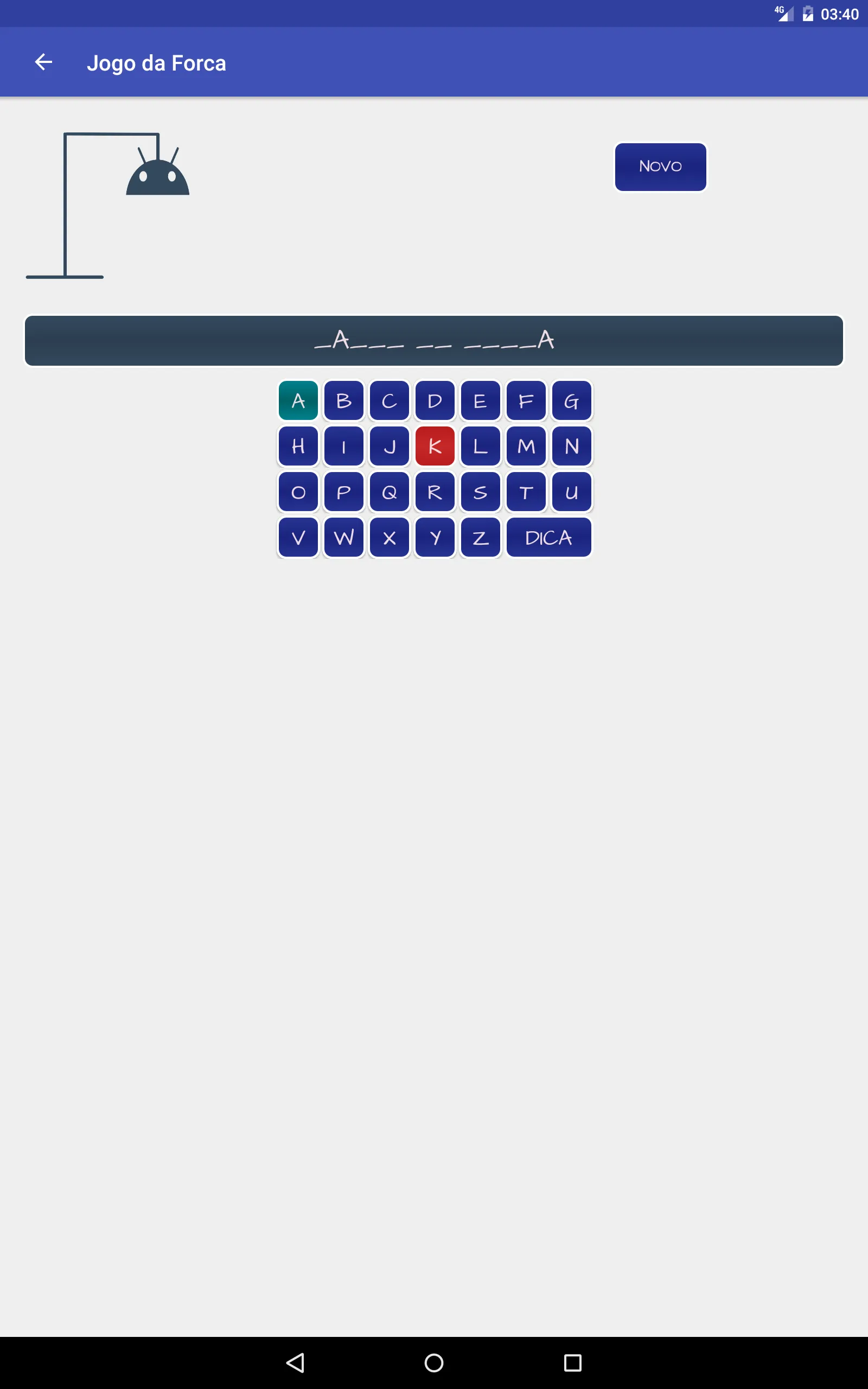 Jogo da Forca Legal | Indus Appstore | Screenshot