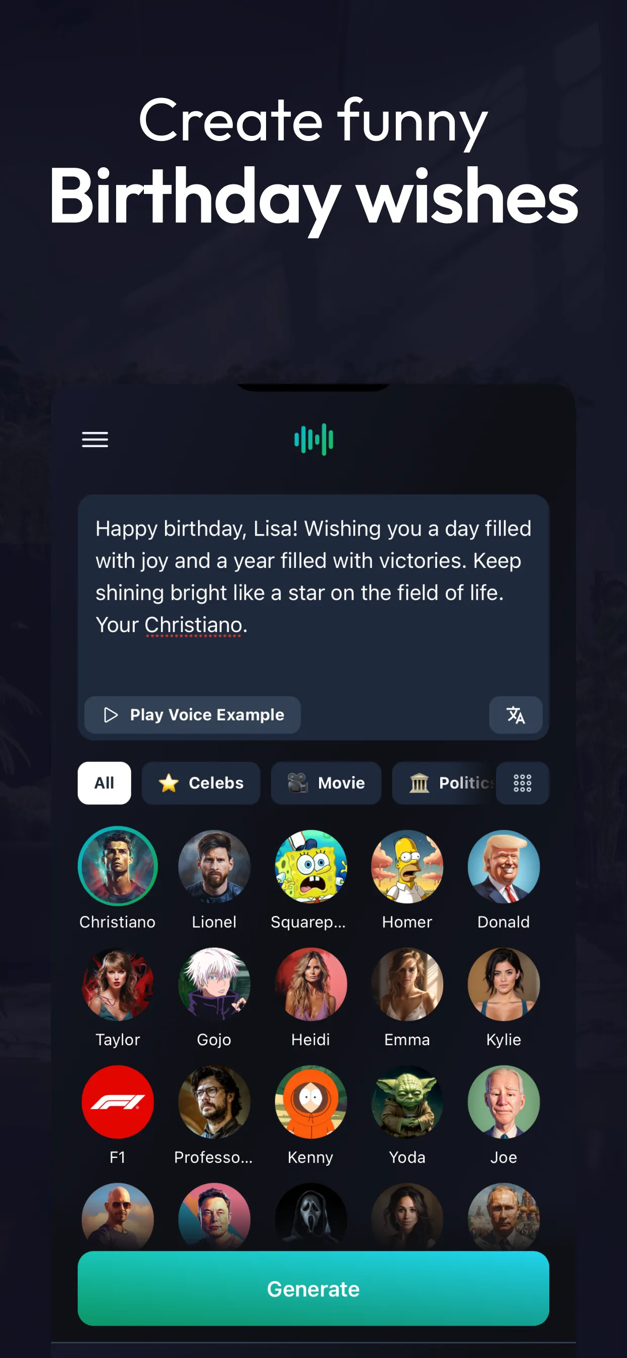 AI Voices: Change Your Voice | Indus Appstore | Screenshot