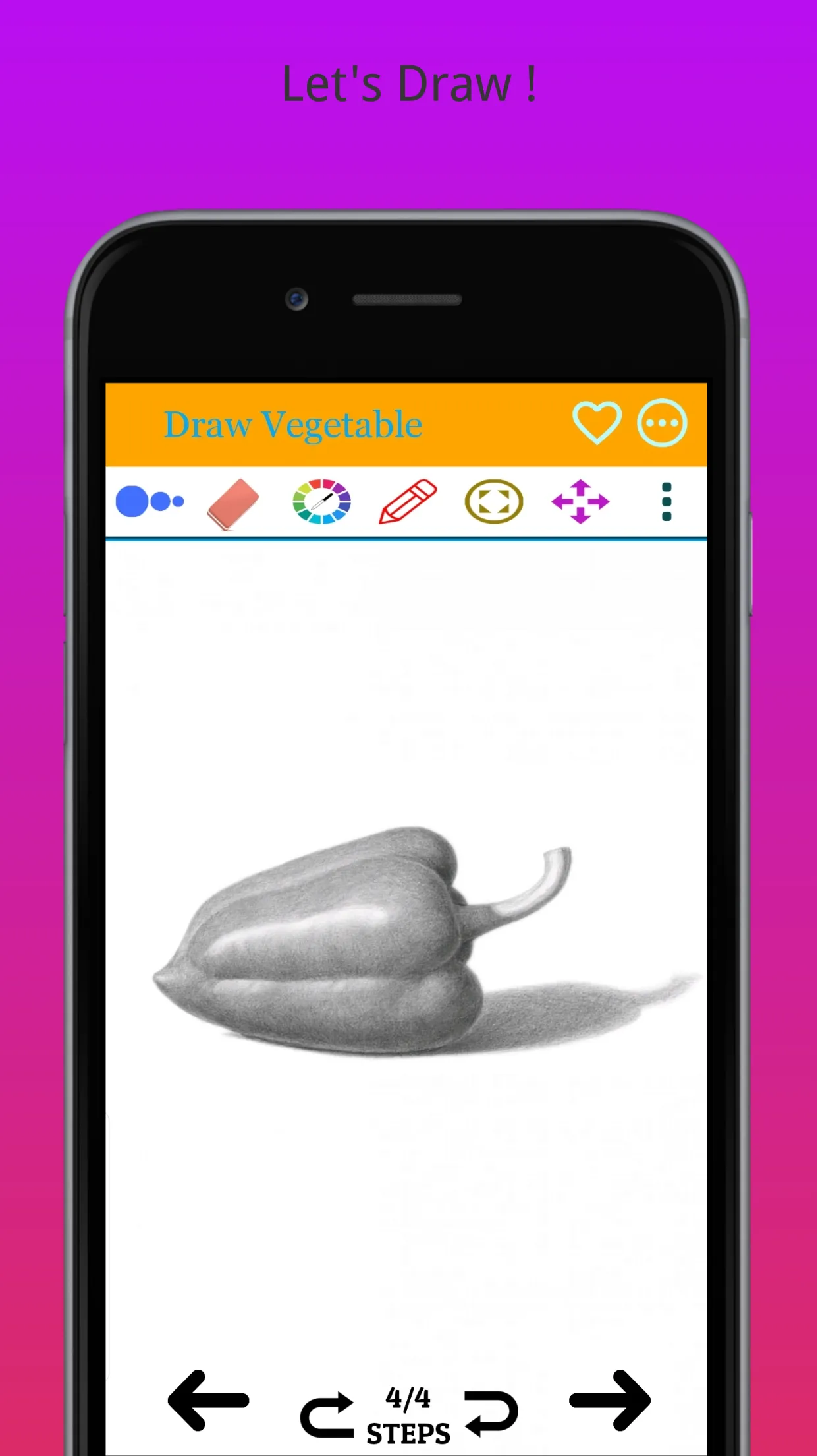How to Draw Real Vegetables | Indus Appstore | Screenshot