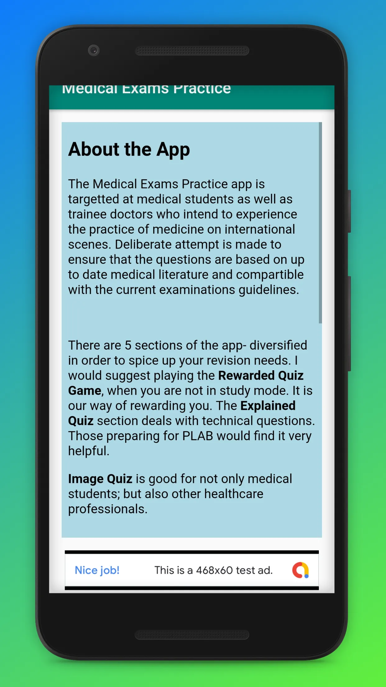 Quiz - medics & doctors - PLAB | Indus Appstore | Screenshot