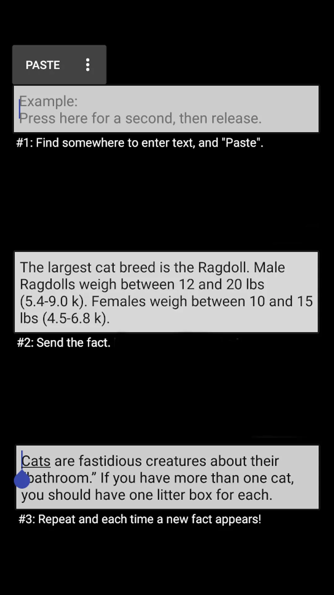 Cat Fact Attack | Indus Appstore | Screenshot