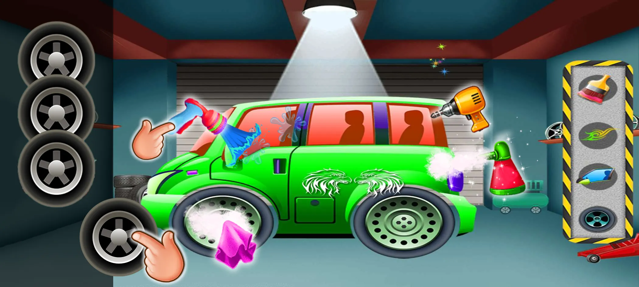 Kids Car Wash Auto Workshop | Indus Appstore | Screenshot