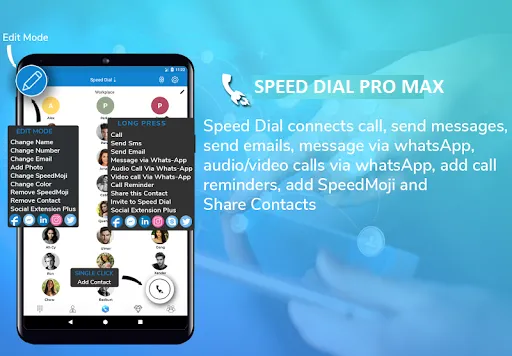 Speed Dial Pro Max | Indus Appstore | Screenshot