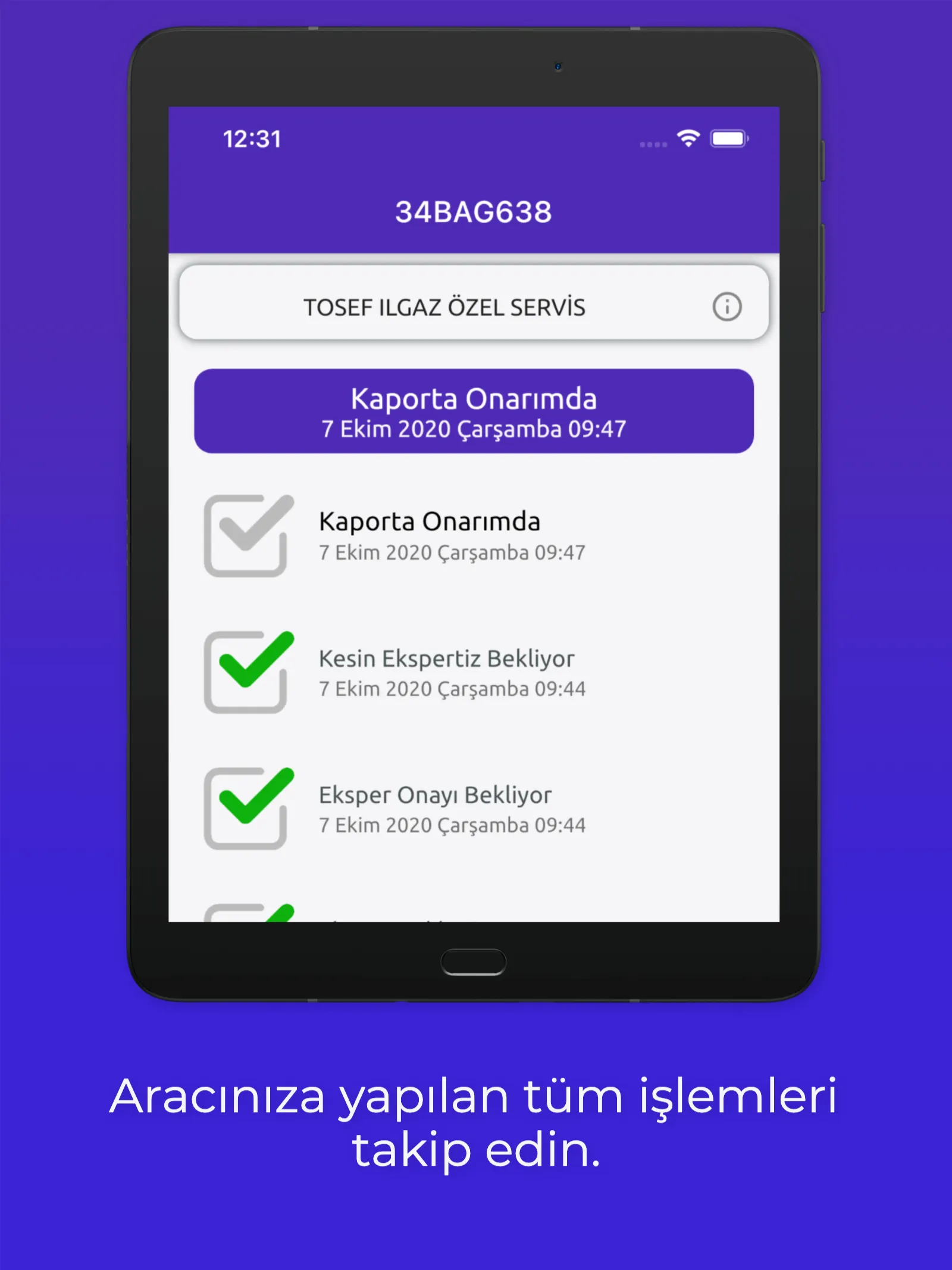 Aracımın Durumu | Indus Appstore | Screenshot