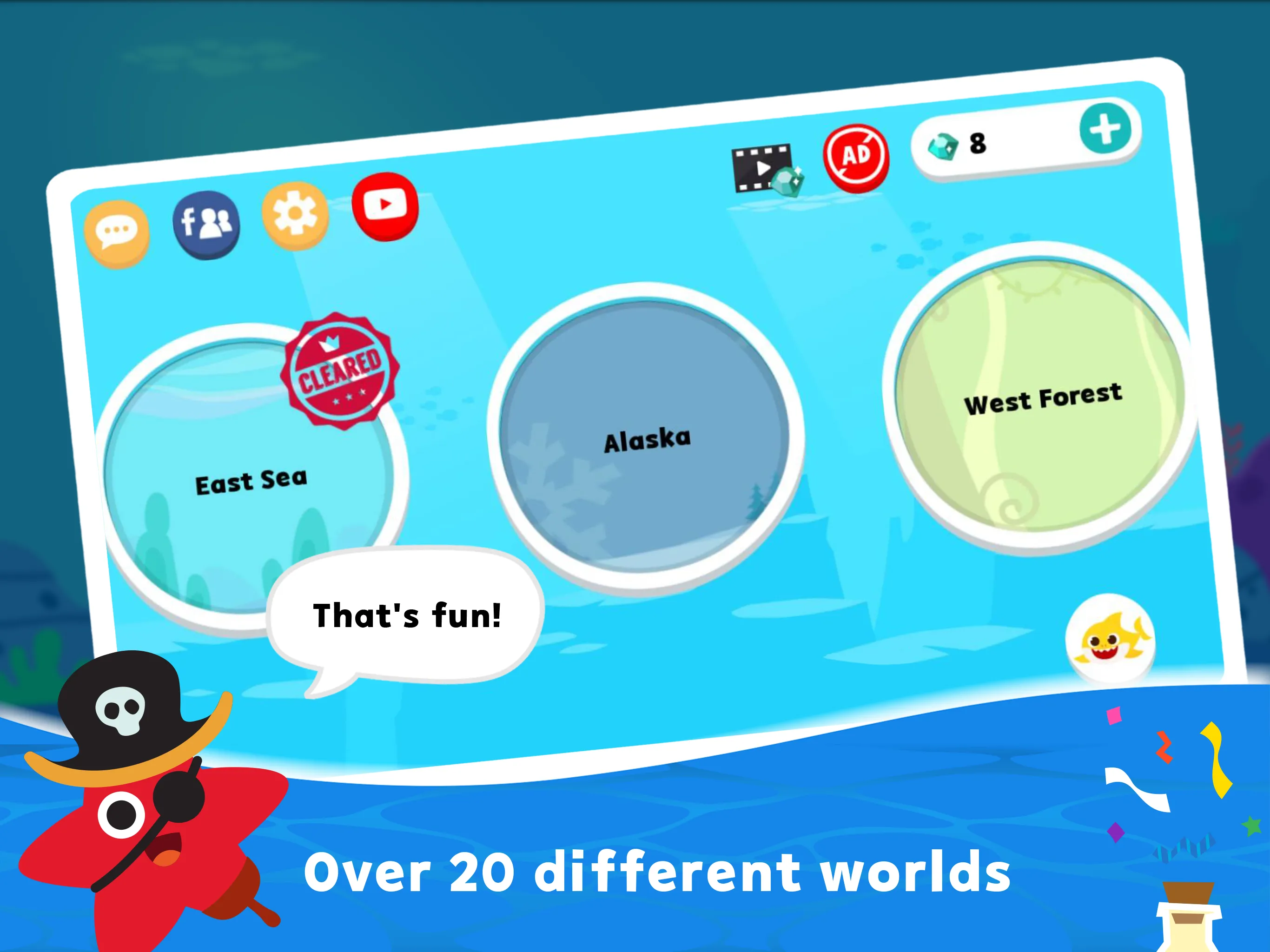 Baby Shark Adventure | Indus Appstore | Screenshot