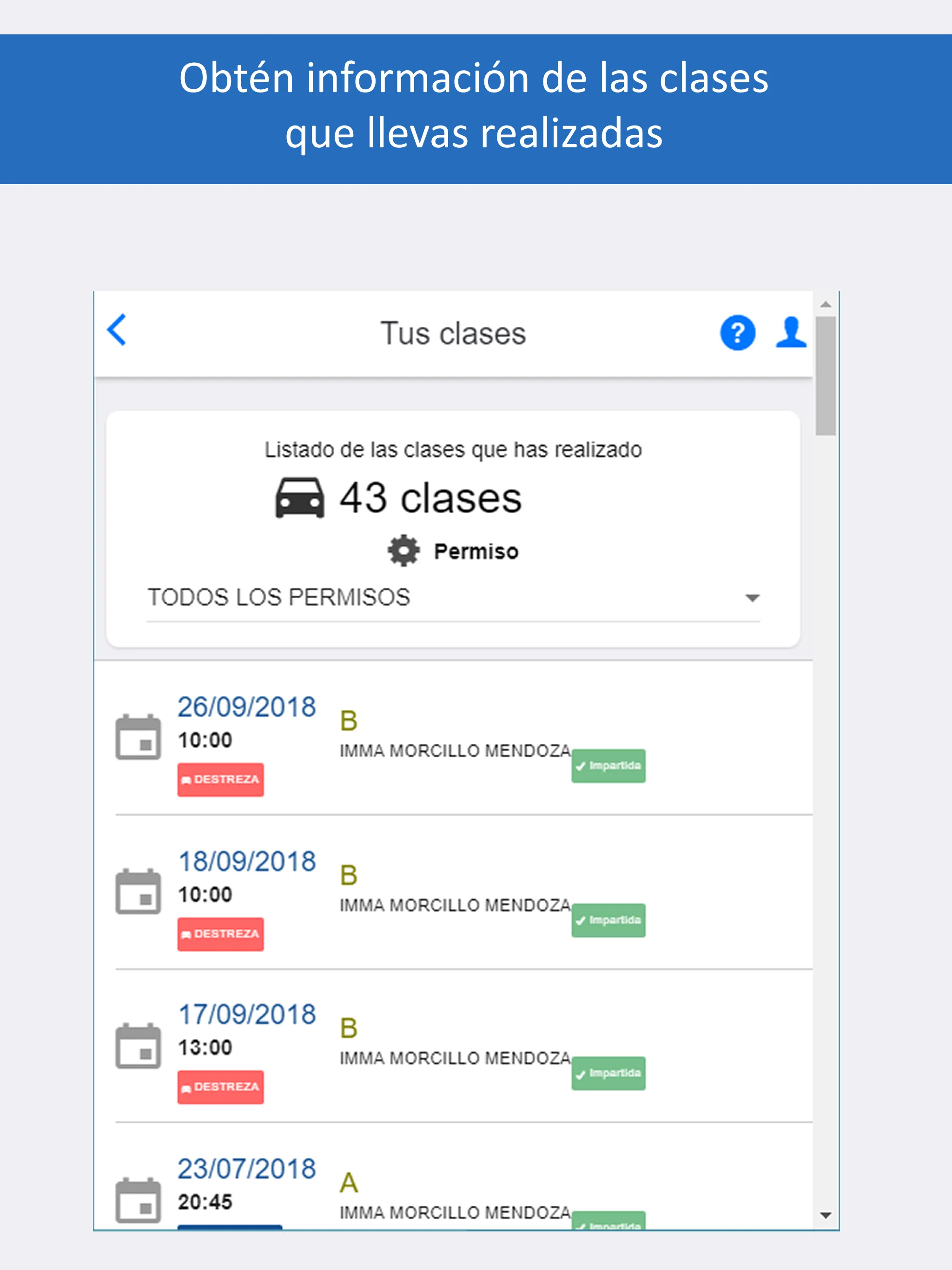 Autoescuelas Alumno | Indus Appstore | Screenshot