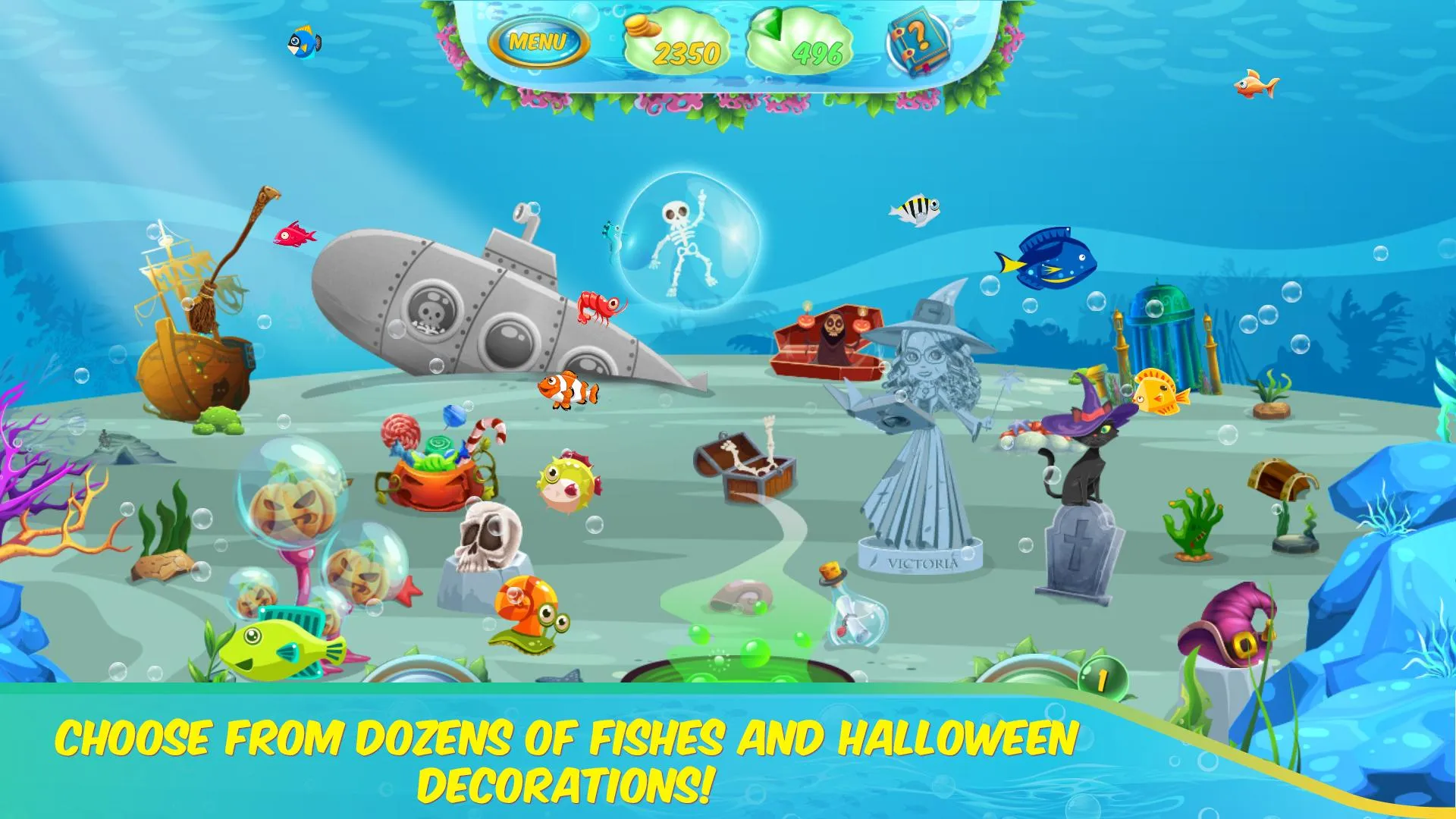 FishWitch Halloween | Indus Appstore | Screenshot