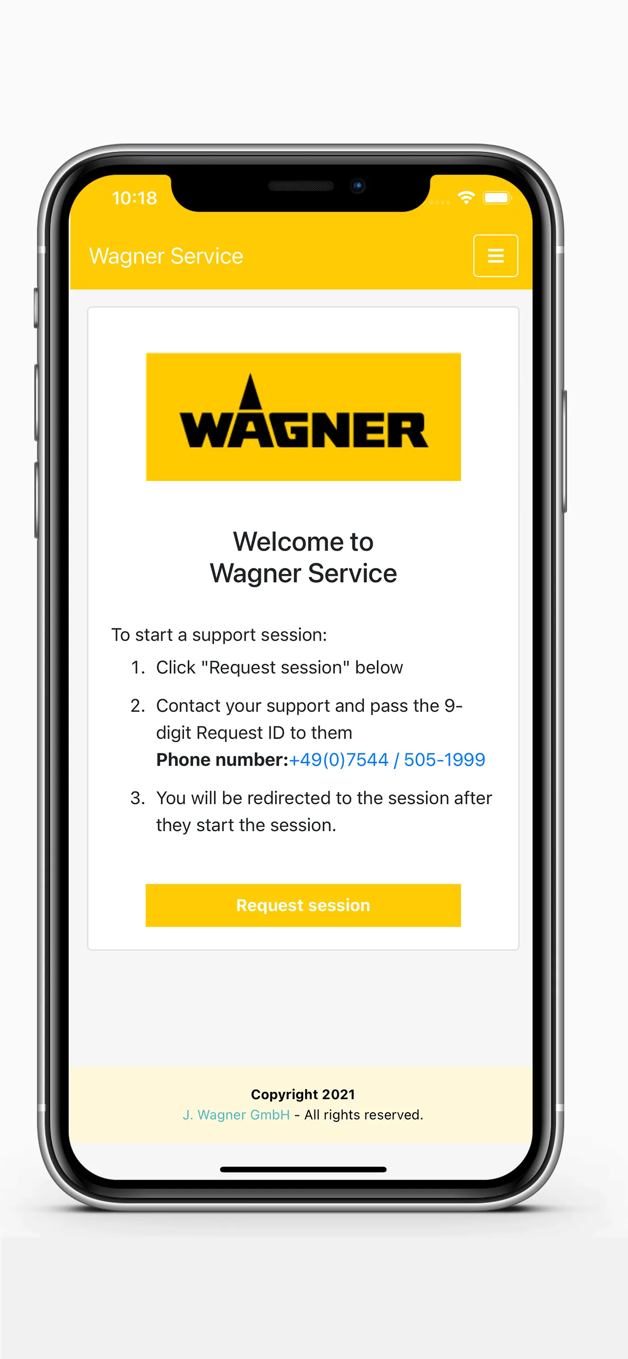 WAGNER Service | Indus Appstore | Screenshot