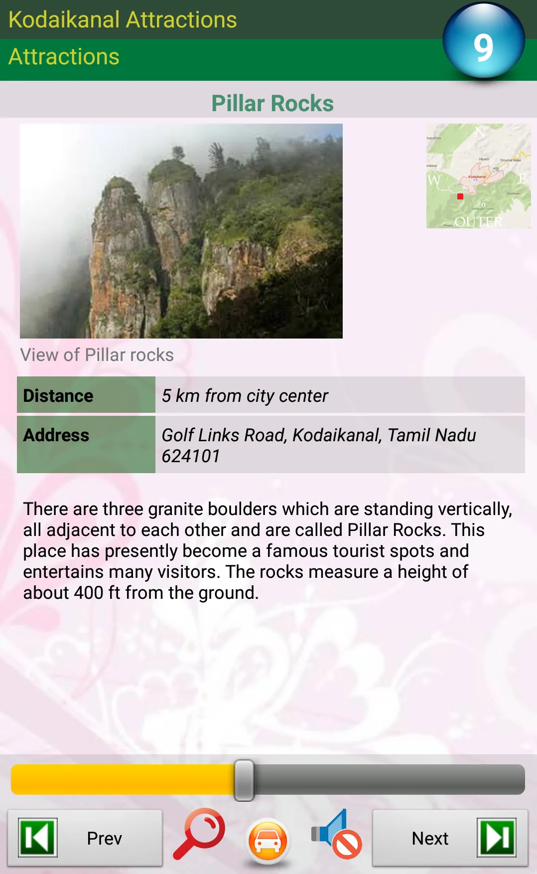 Kodaikanal Attractions | Indus Appstore | Screenshot