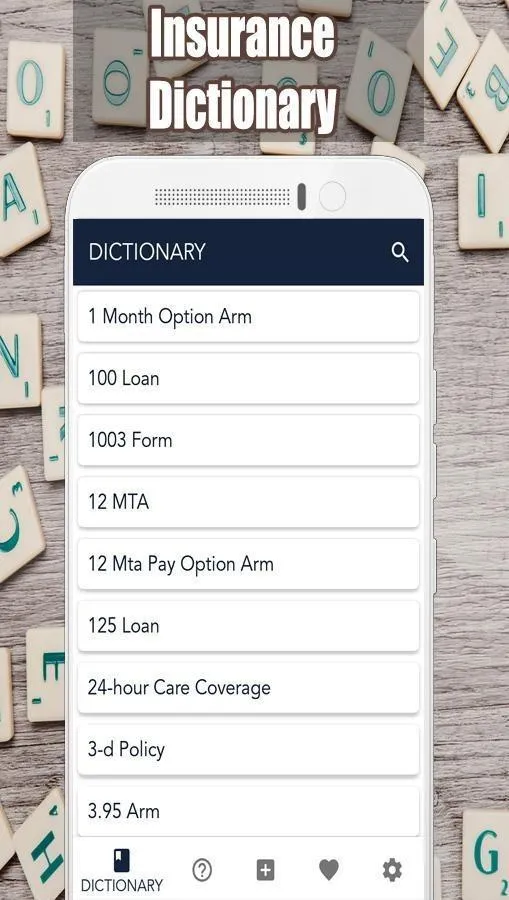 Insurance Dictionary Offline | Indus Appstore | Screenshot