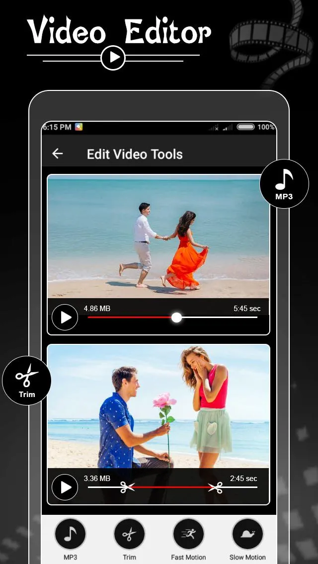 Video Editor with Music | Indus Appstore | Screenshot