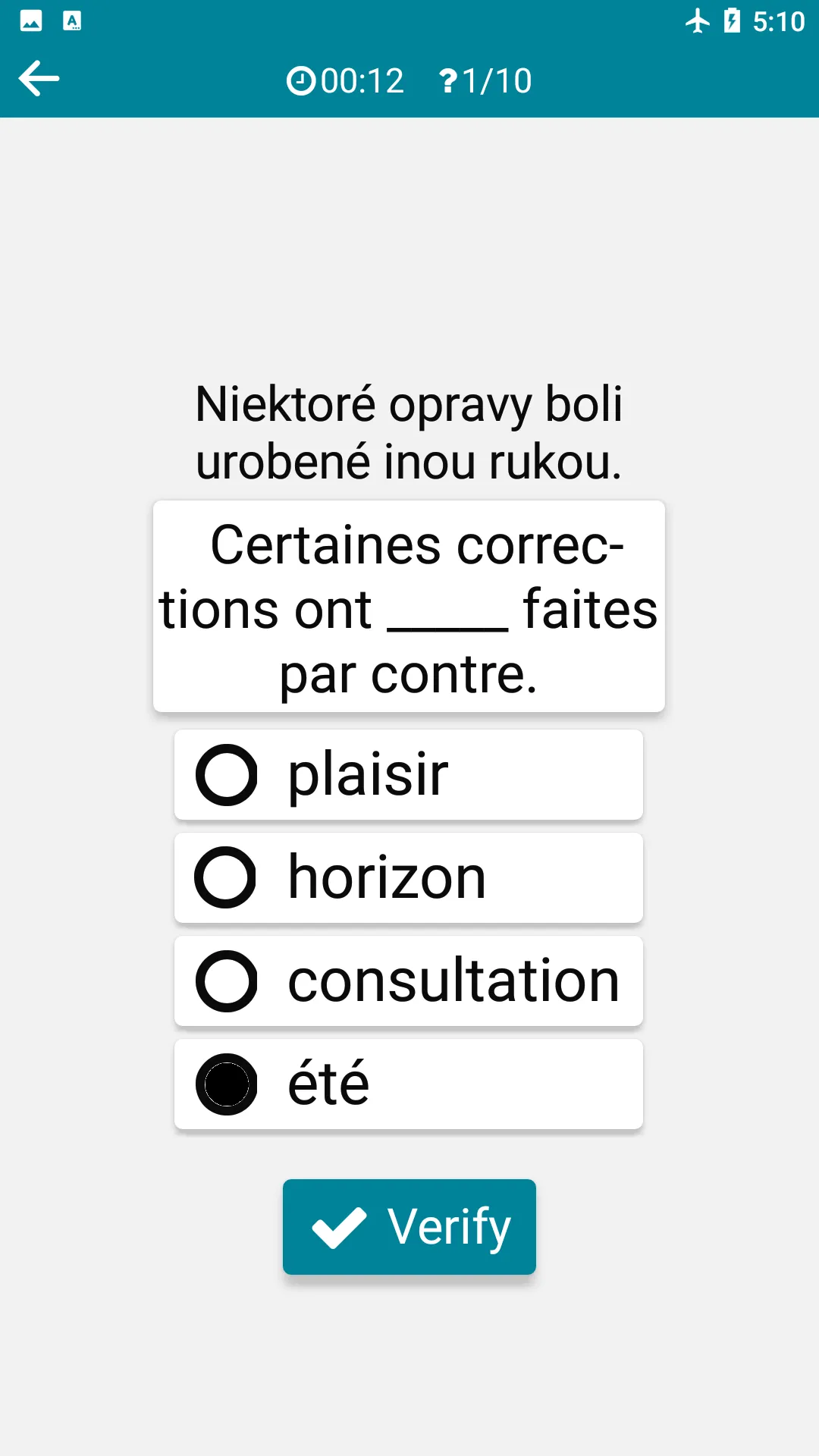 French - Slovak | Indus Appstore | Screenshot