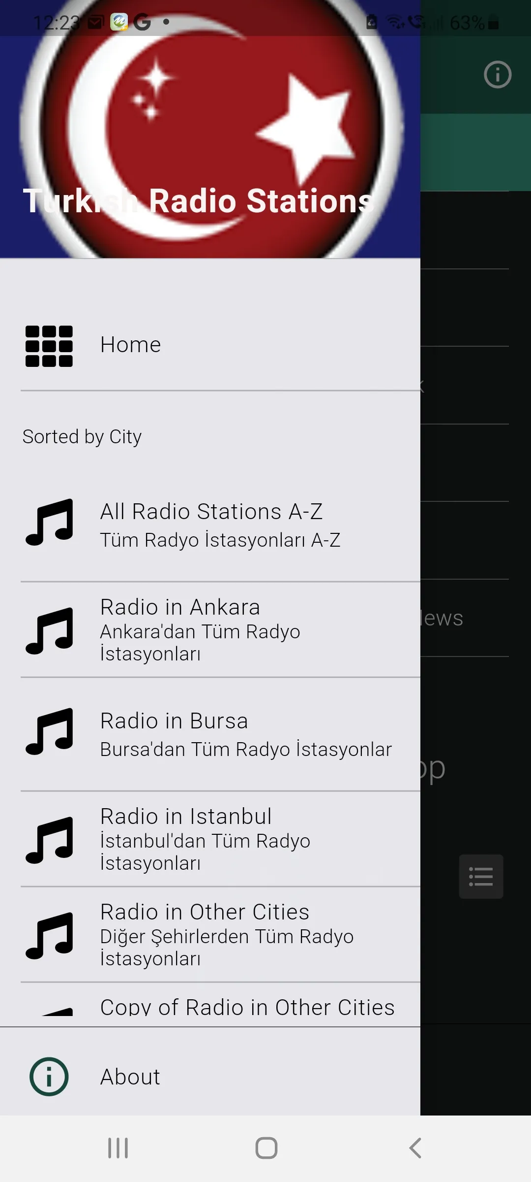 Turkish Radio Music & News | Indus Appstore | Screenshot