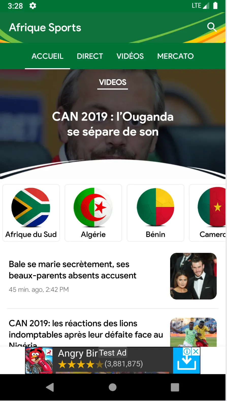 Africa Sports | Indus Appstore | Screenshot