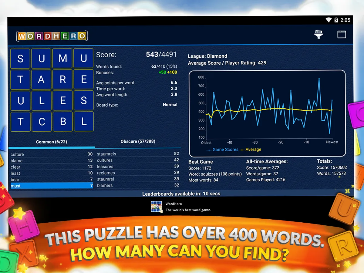 WordHero : word finding game | Indus Appstore | Screenshot