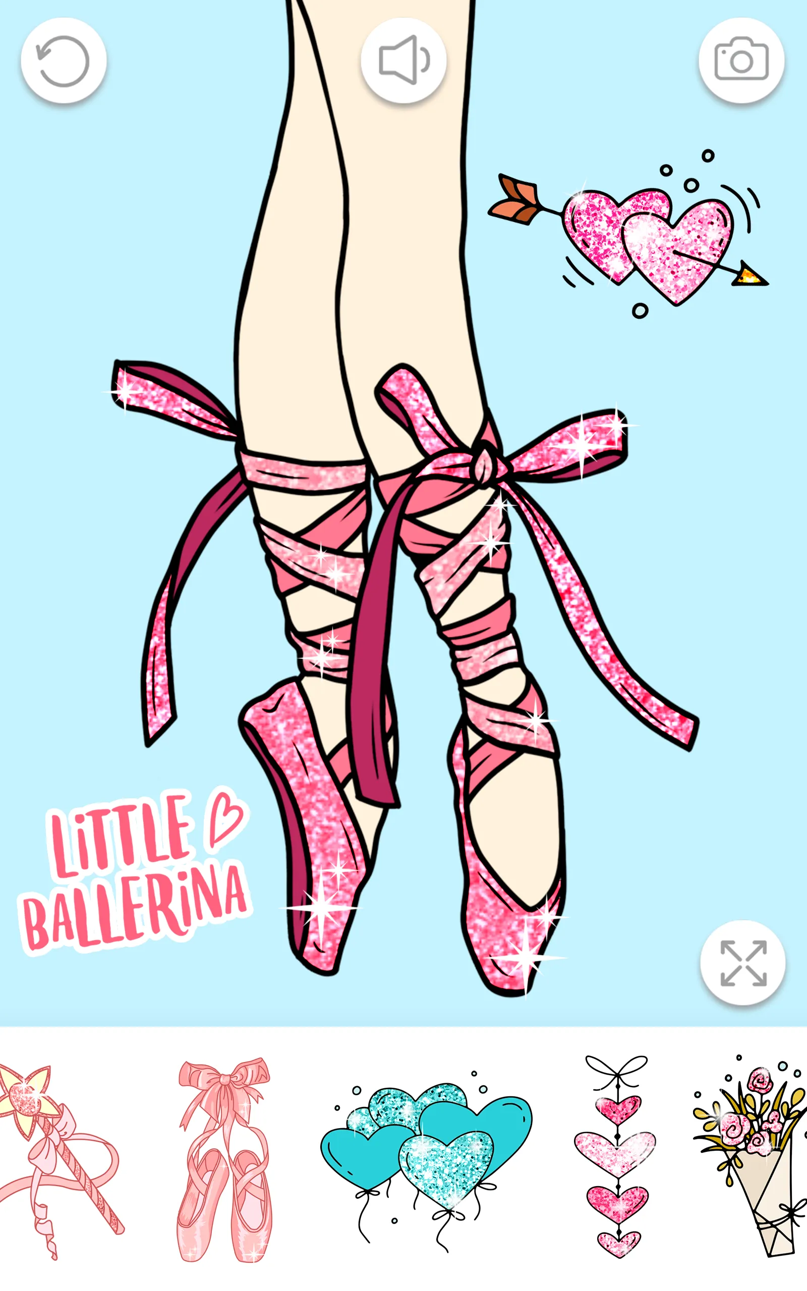 Ballet Color Glitter for Girls | Indus Appstore | Screenshot