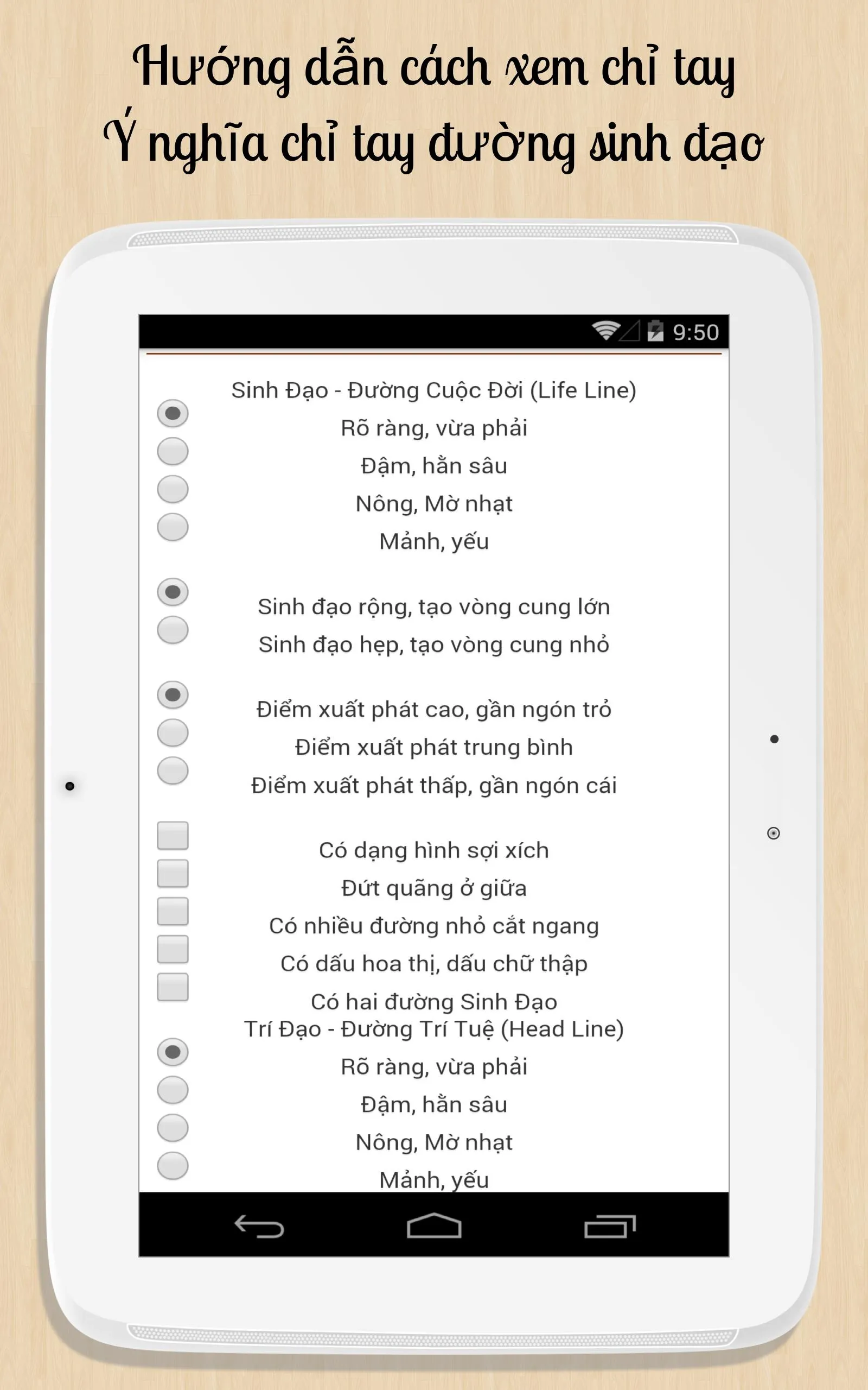 Xem chỉ tay, xem bói chỉ tay | Indus Appstore | Screenshot