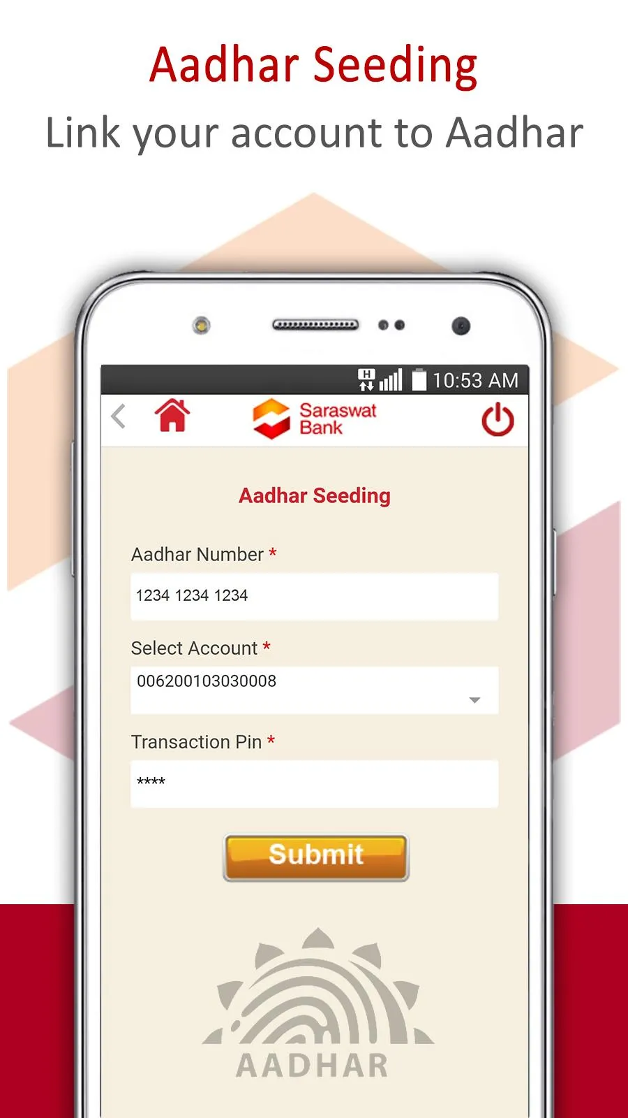 Saraswat Bank Mobile Banking | Indus Appstore | Screenshot