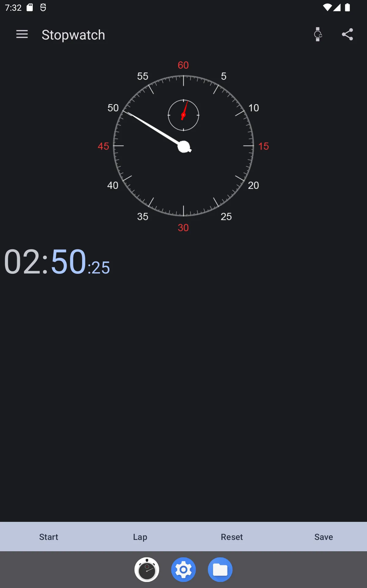 Stopwatch (Wear OS) | Indus Appstore | Screenshot