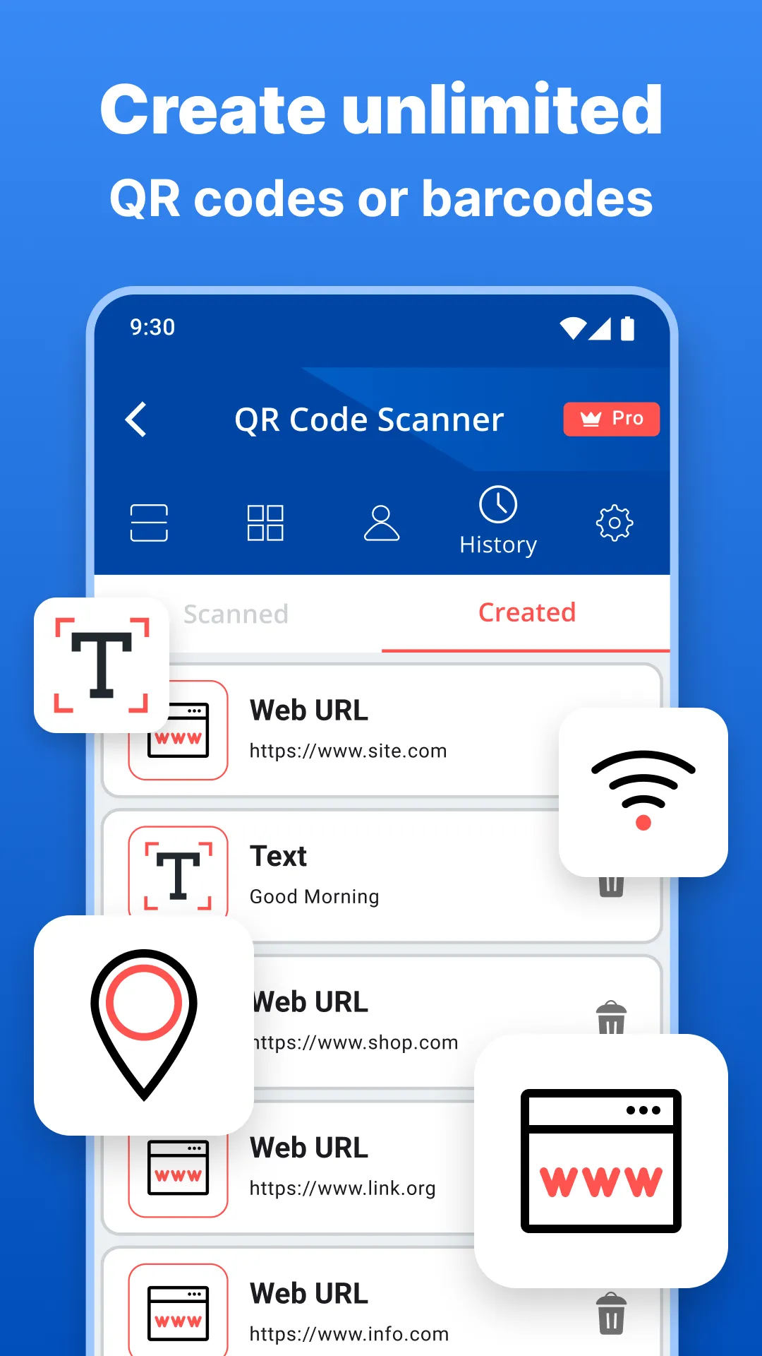 QR scanner - Barcode reader | Indus Appstore | Screenshot