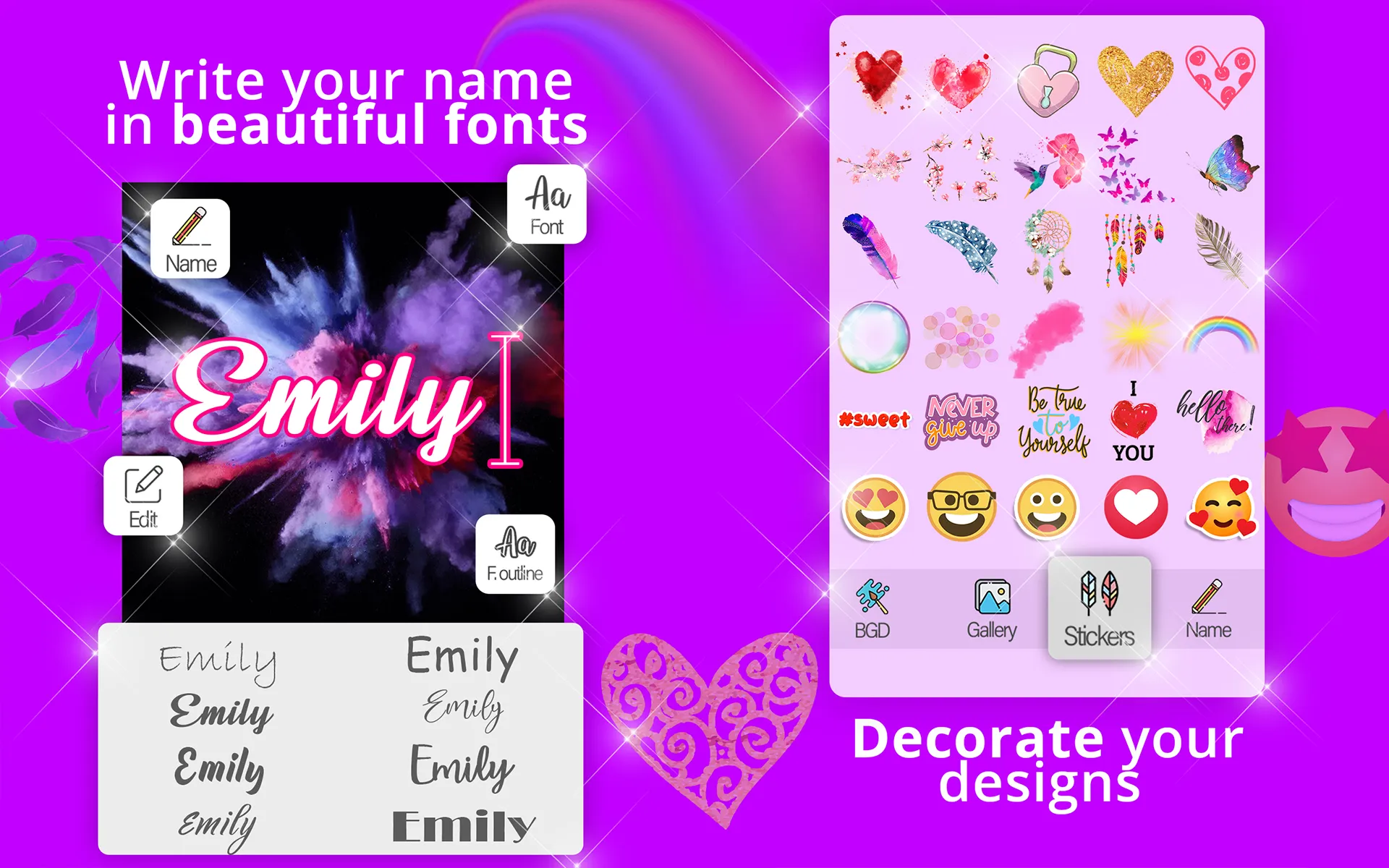 Name Art Photo Editor | Indus Appstore | Screenshot