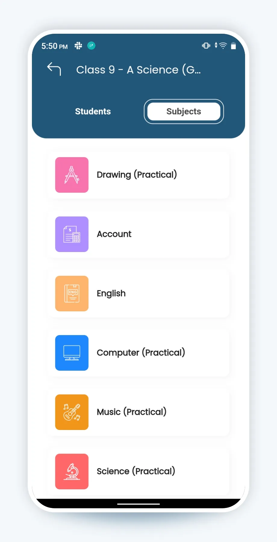 eSchool Teacher App | Indus Appstore | Screenshot