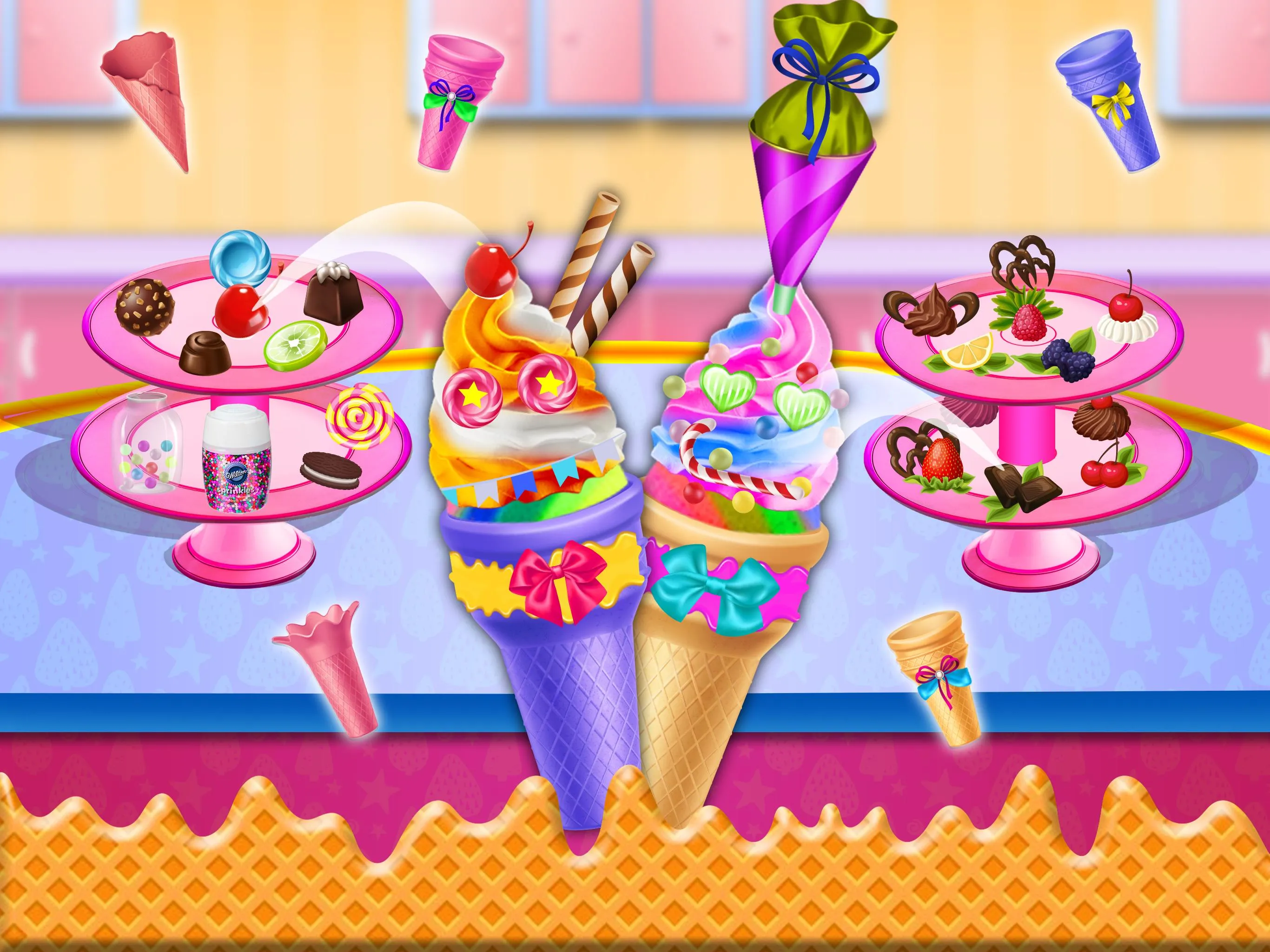 Ice Cream Cone Cupcake Maker | Indus Appstore | Screenshot