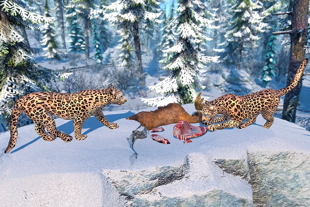 Arctic Leopard Simulator Game | Indus Appstore | Screenshot