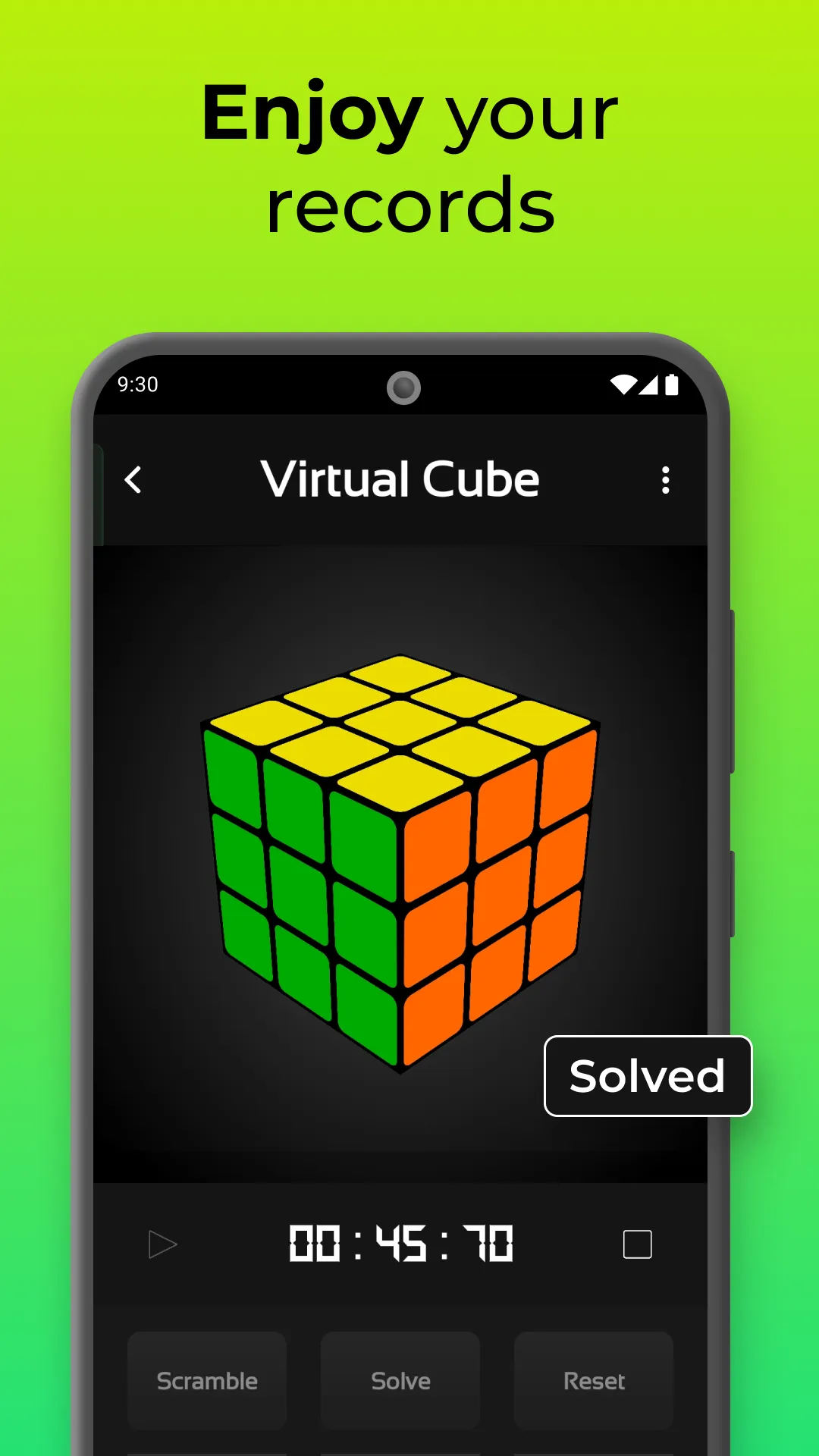 CubeX - Solver, Timer, 3D Cube | Indus Appstore | Screenshot