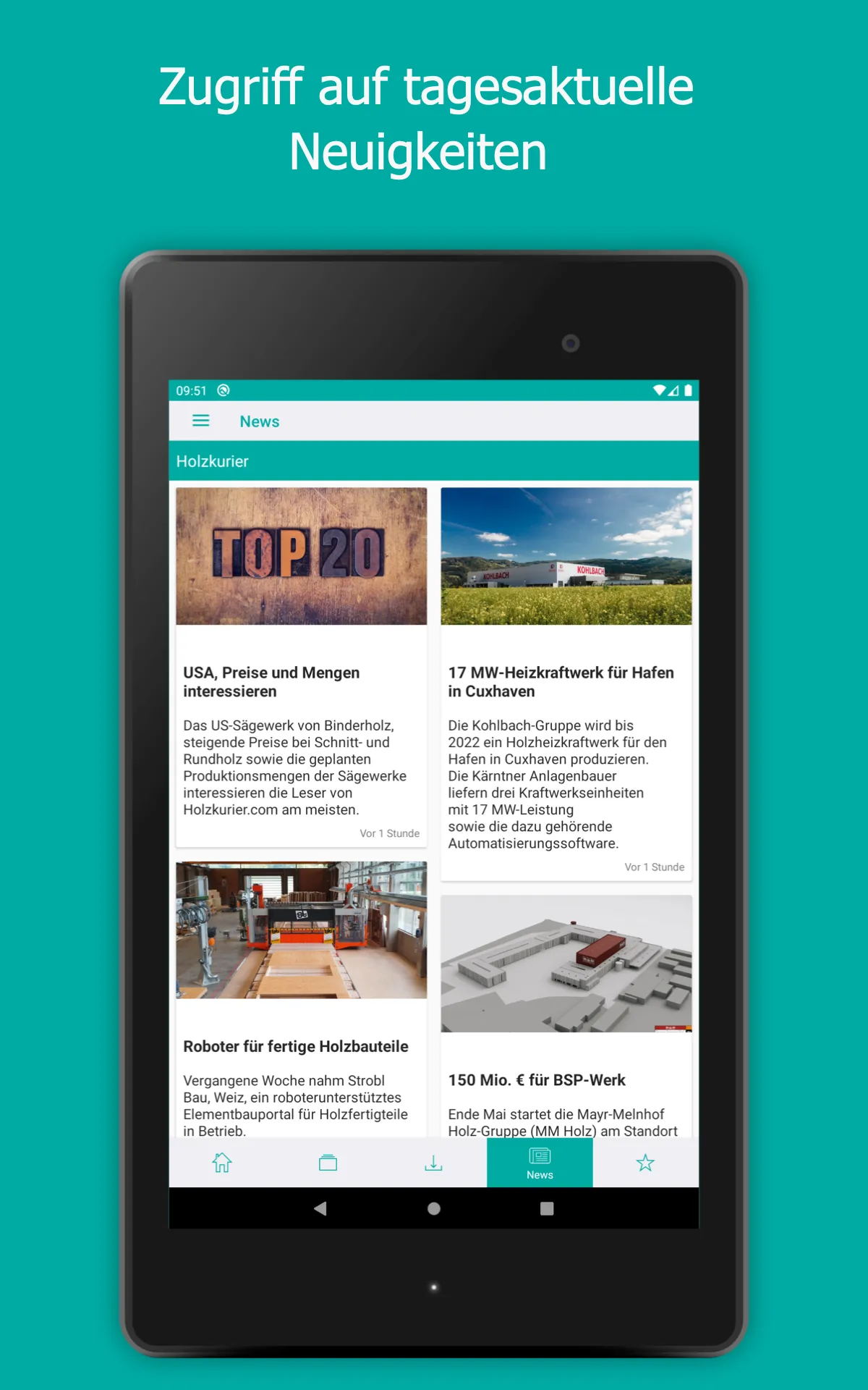 Holzkurier | Indus Appstore | Screenshot