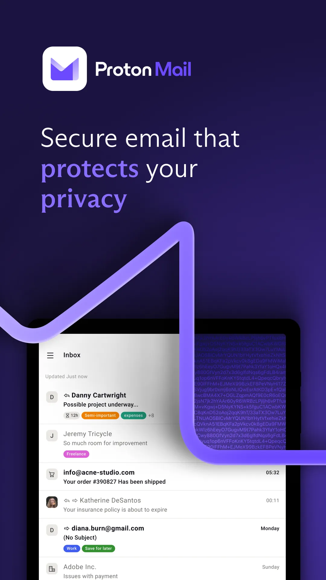 Proton Mail: Encrypted Email | Indus Appstore | Screenshot