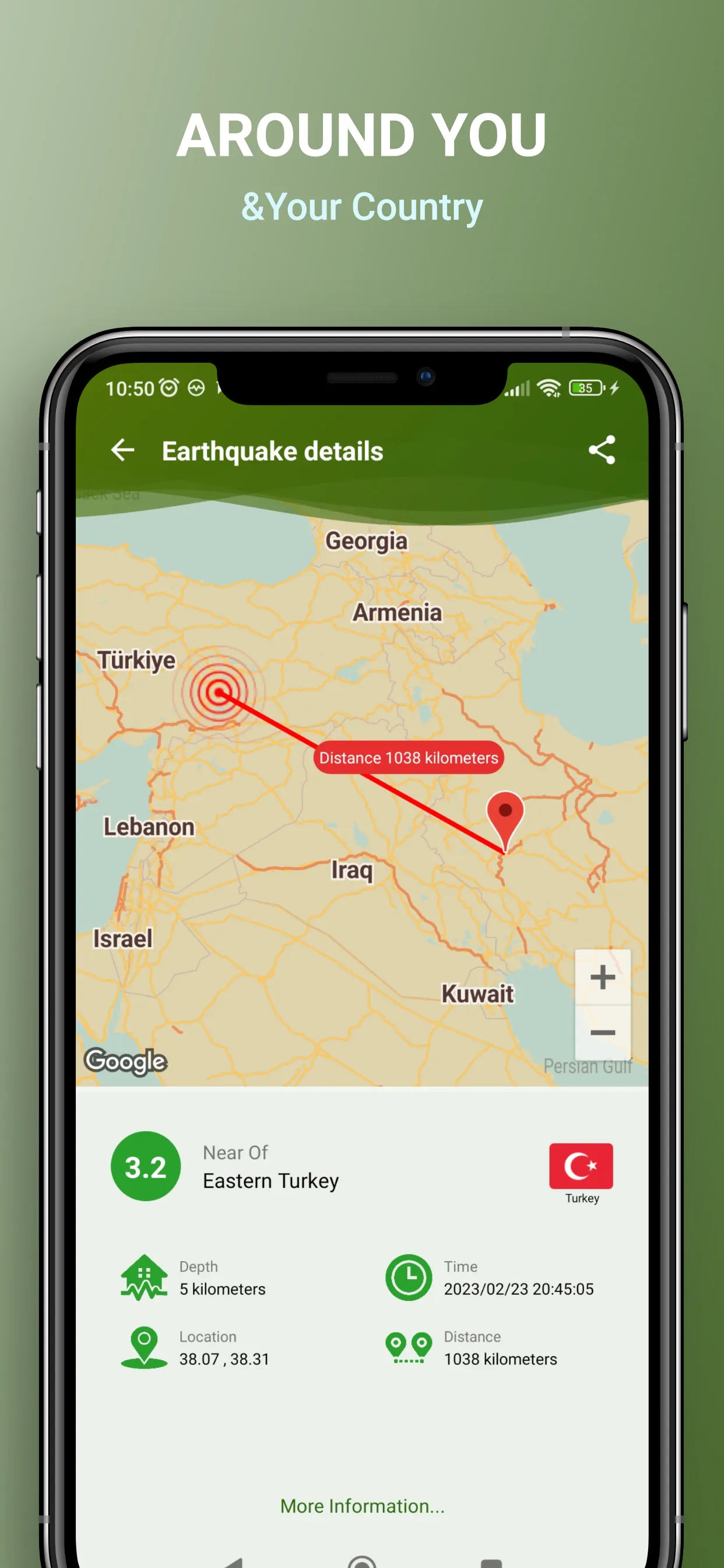 Earthquakes Near Me | Indus Appstore | Screenshot