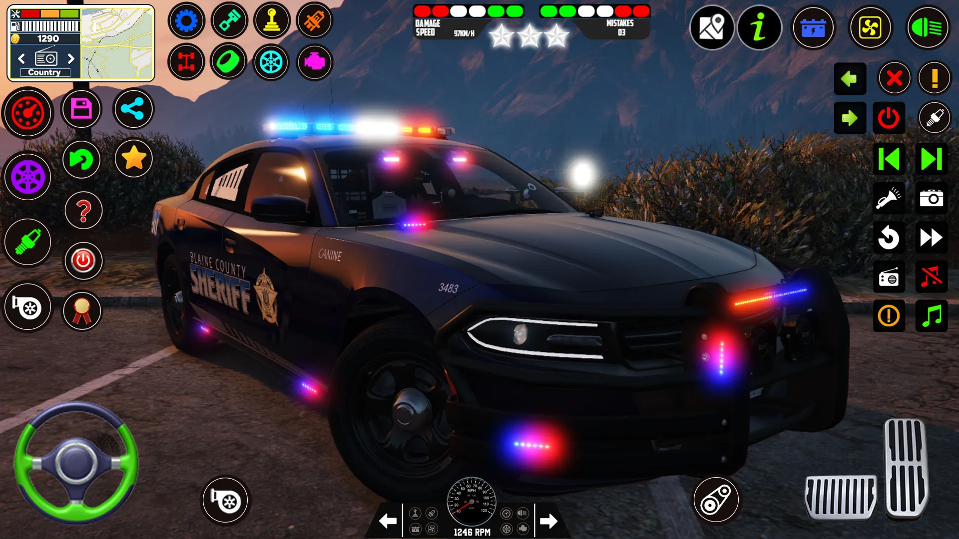 US Police Prado Parking 3D | Indus Appstore | Screenshot