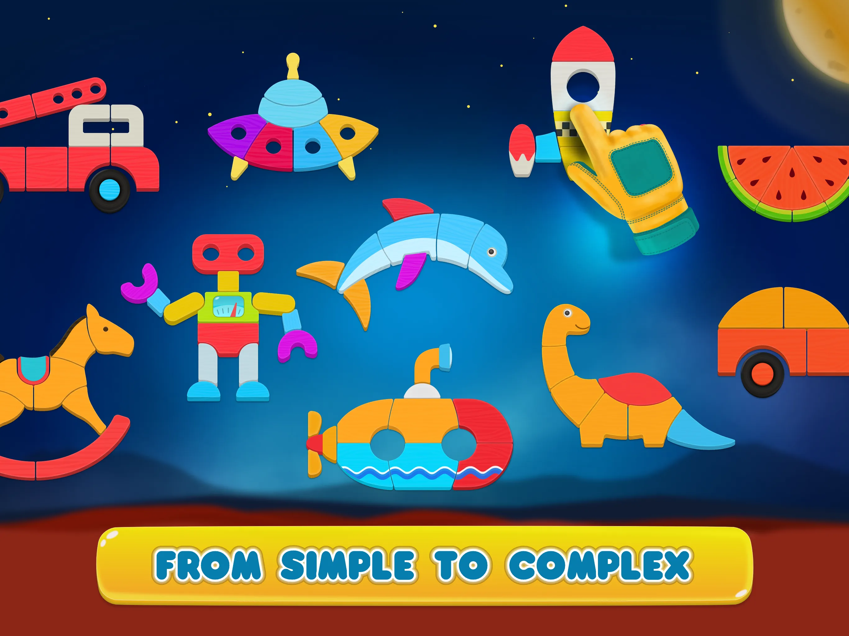 Cosmo Shapes Puzzles for kids | Indus Appstore | Screenshot