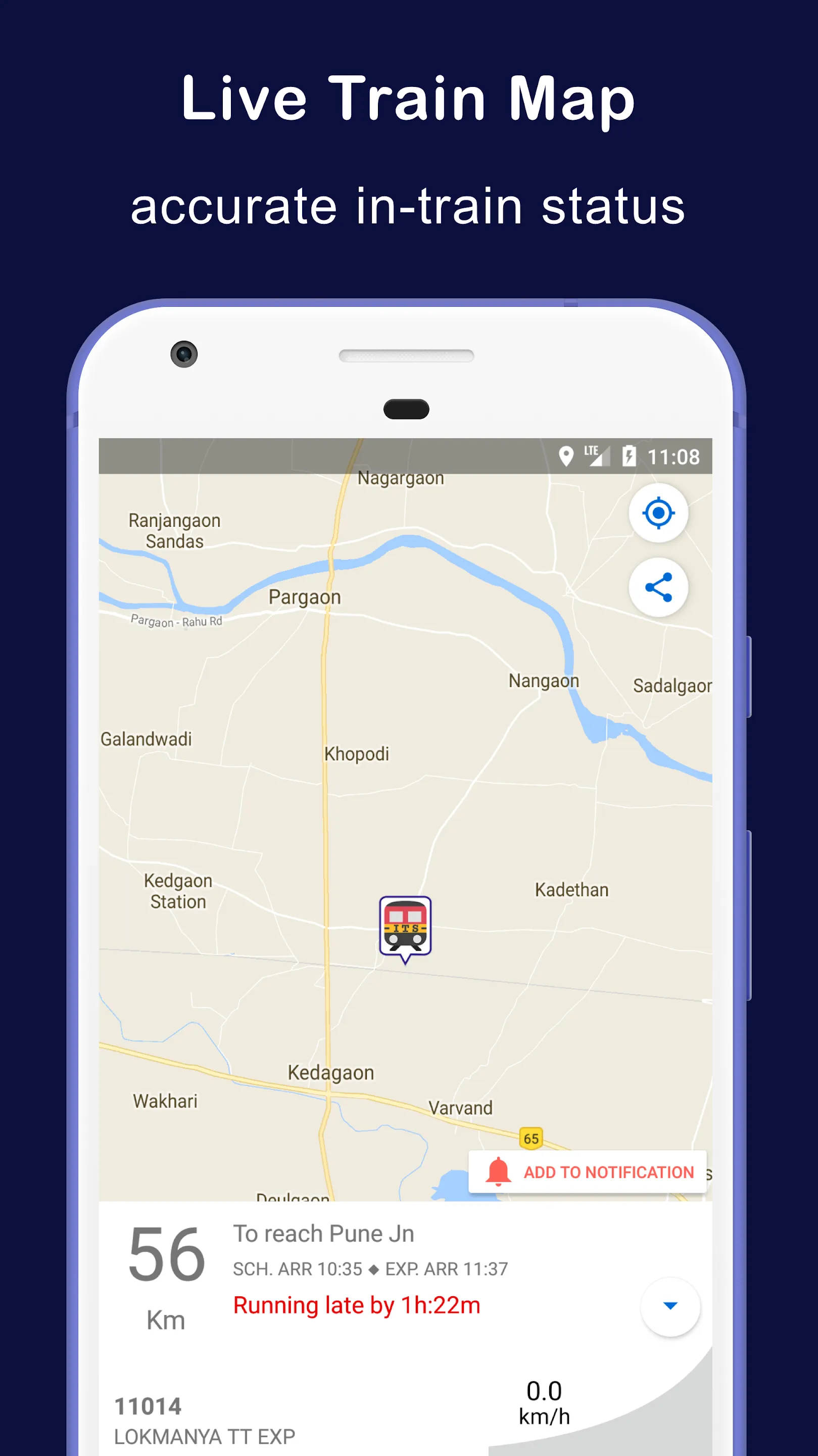 Indian Train Status - minits | Indus Appstore | Screenshot