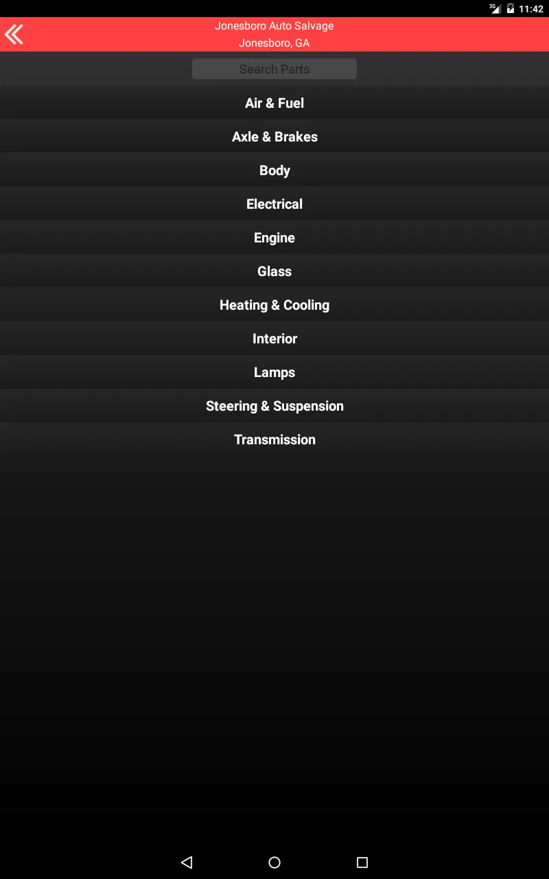 Jonesboro Auto Salvage - GA | Indus Appstore | Screenshot