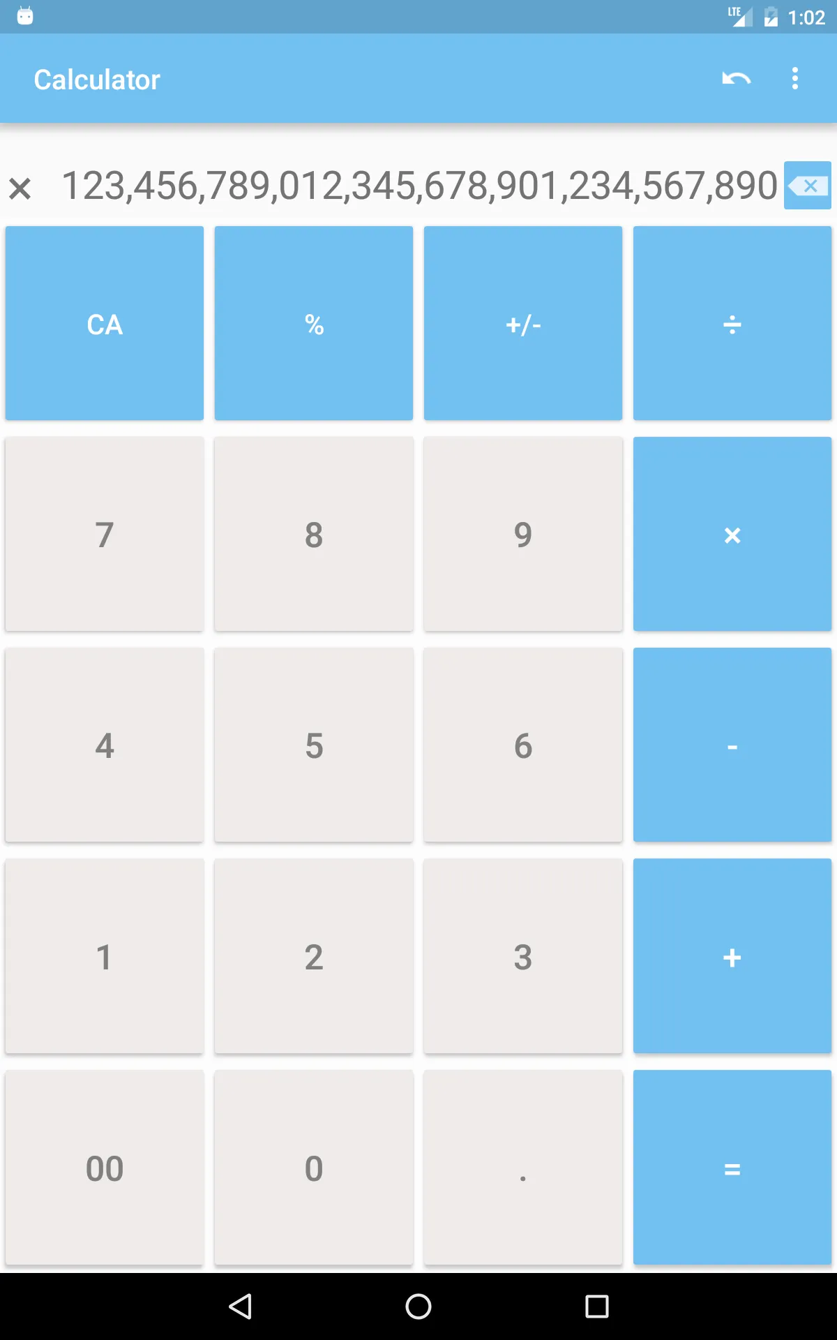 Calculator with many digit (Lo | Indus Appstore | Screenshot