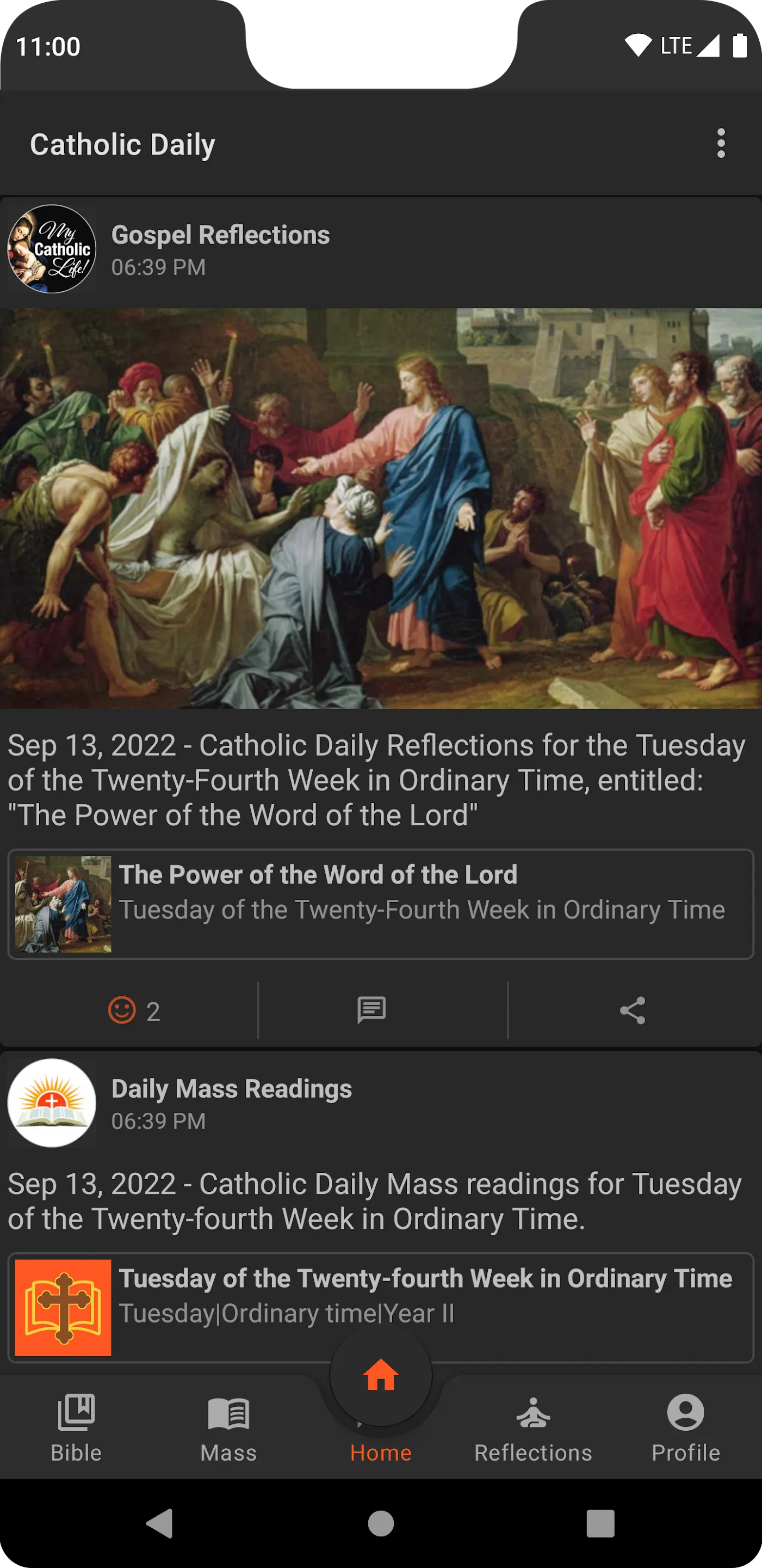 Catholic Mass Readings & Bible | Indus Appstore | Screenshot