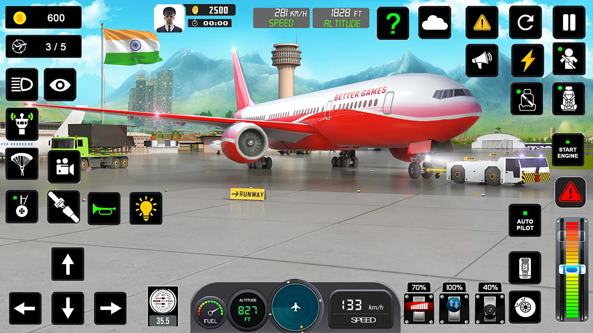 Flight Simulator : Plane Games | Indus Appstore | Screenshot