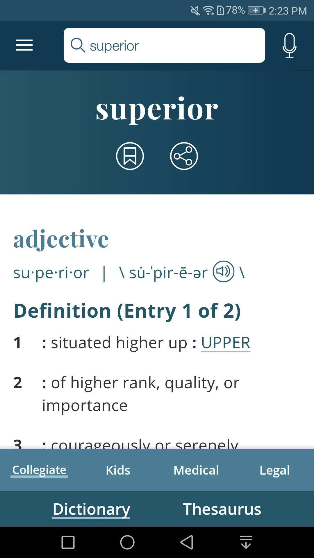 Dictionary - Merriam-Webster | Indus Appstore | Screenshot