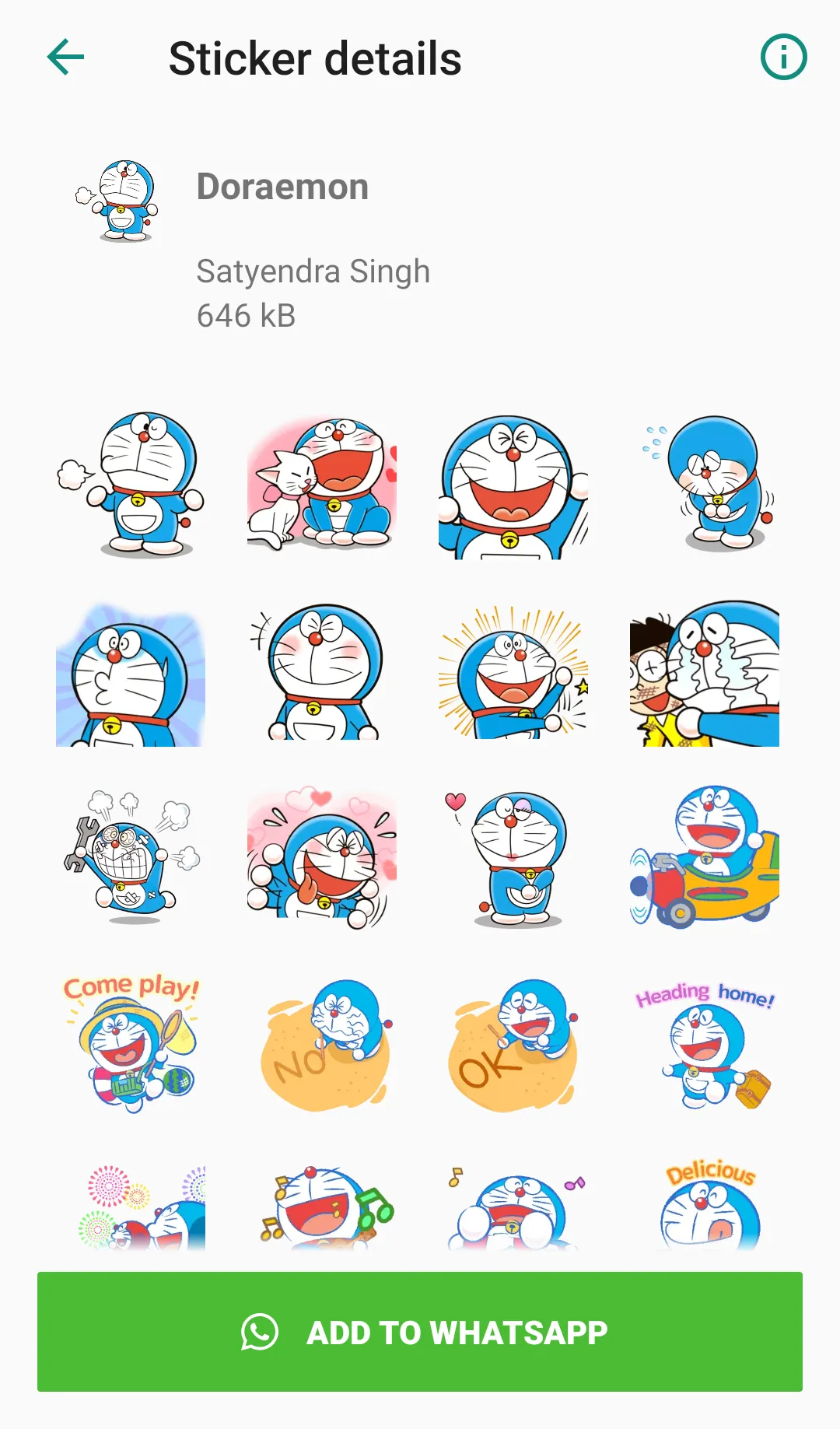 Cartoon Stickers for Whatsapp | Indus Appstore | Screenshot