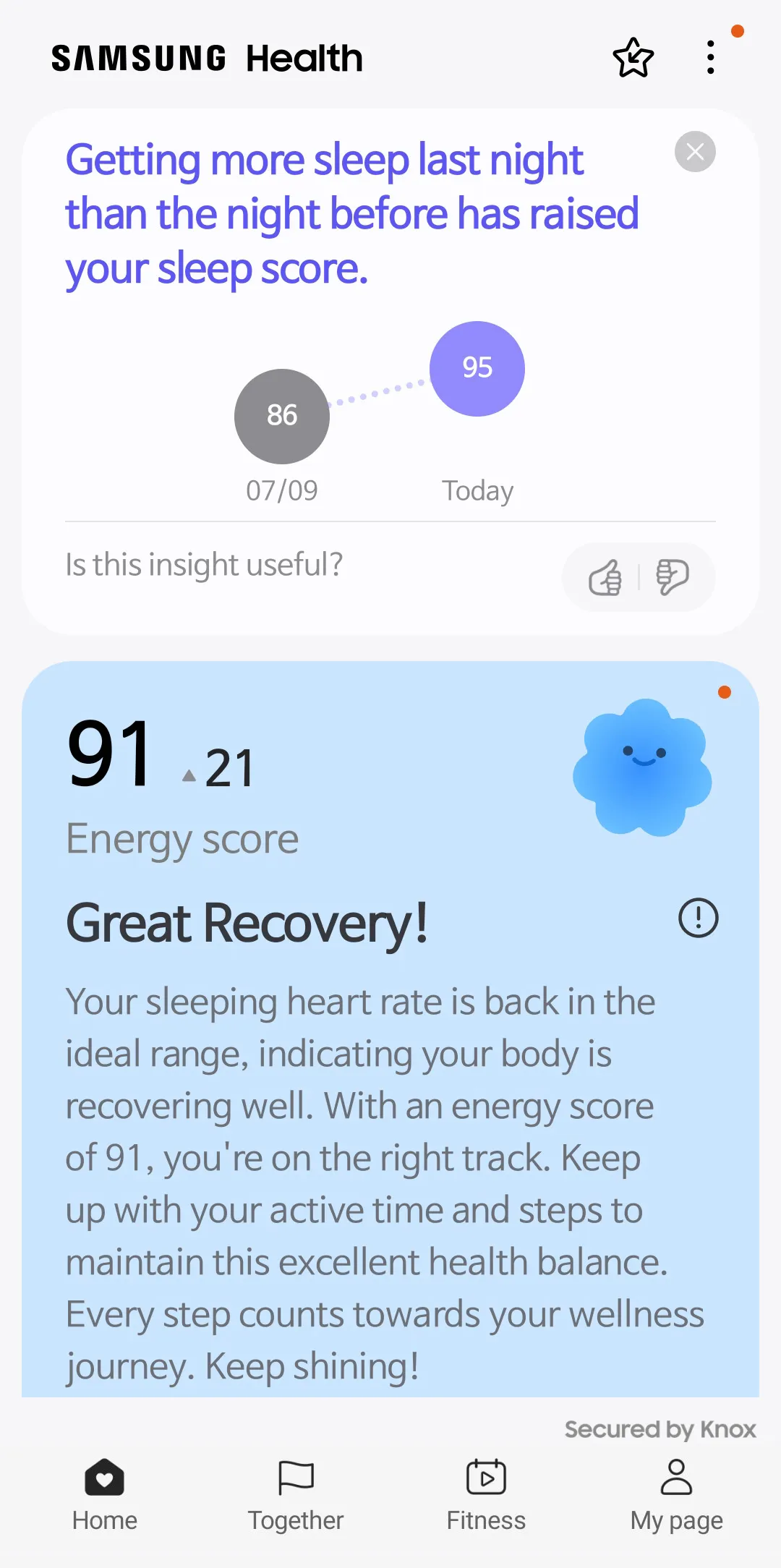 Samsung Health | Indus Appstore | Screenshot