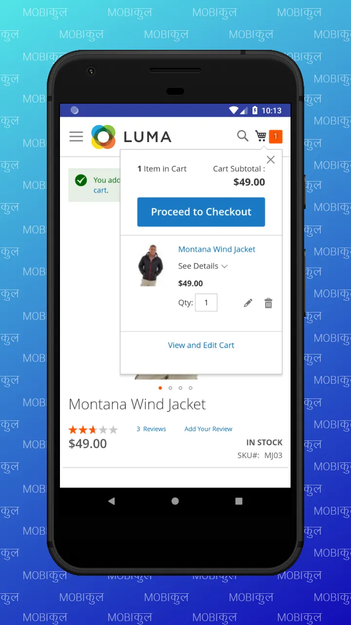 Magento 2 Hybrid Mobile App | Indus Appstore | Screenshot