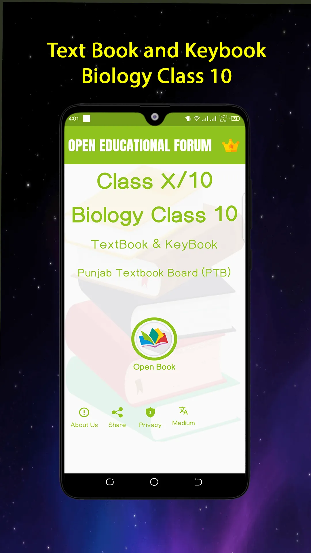 Key & Textbook Biology 10 | Indus Appstore | Screenshot