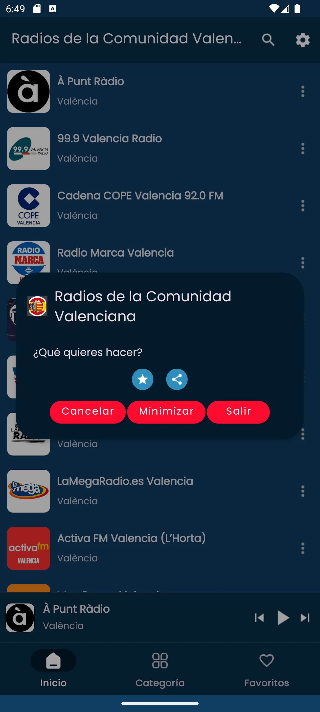 Radios from Valencia | Indus Appstore | Screenshot